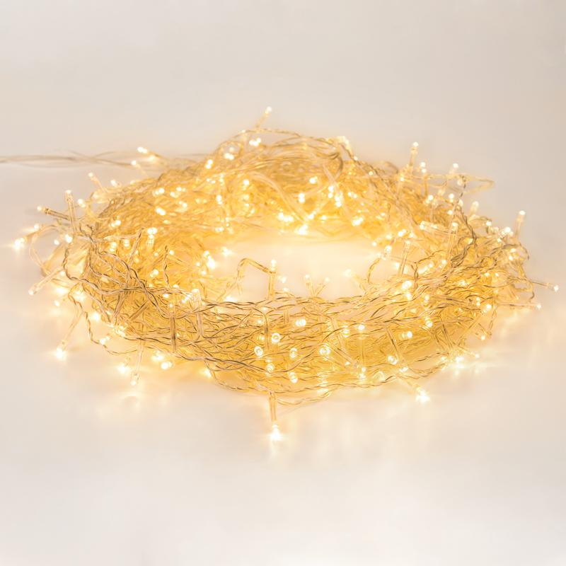 Гирлянда светодиодная Дождь 2,5x2 м, 300 LED, шарики, мерц, Теп бел 235-056 - фото 7