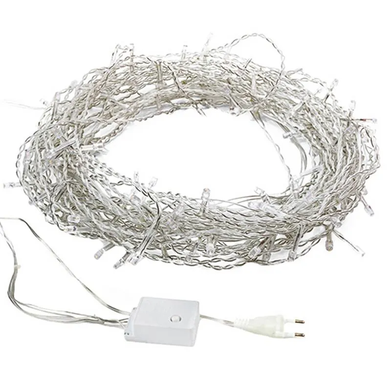 Гирлянда светодиодная Дождь 240LED, 2x3 м, МЕРЦАНИЕ, Теплый Белый 235-066 - фото 3