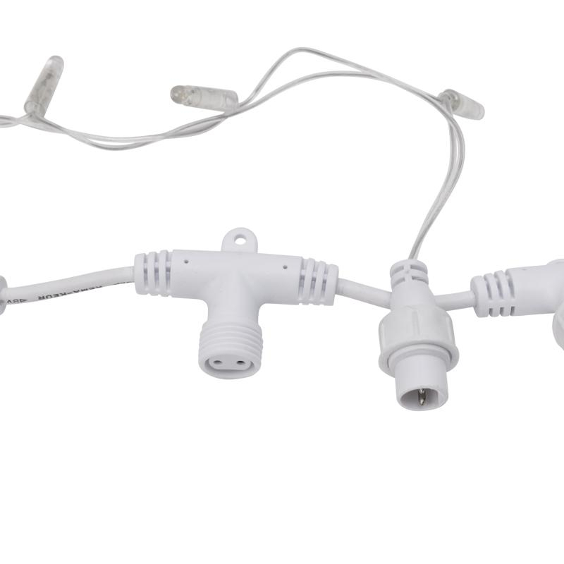 Гирлянда светодиодная Дождь 448 LED 2х3м, свечение, БЕЛЫЙ 235-155-6 - фото 6