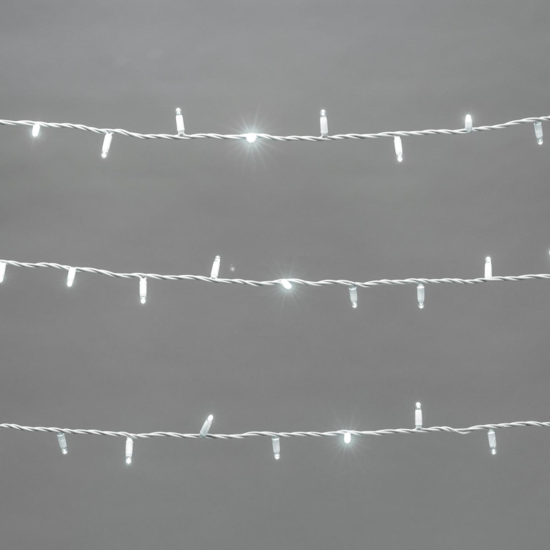 Гирлянда светодиодная Дюраплей LED 20м 200 LED белый каучук Белая 315-145 - фото 3