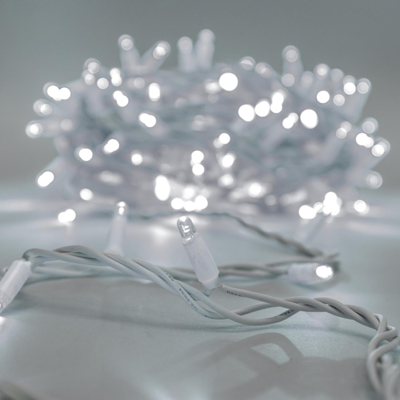 Гирлянда светодиодная Дюраплей LED 20м 200 LED белый каучук Белая 315-145 - фото 5