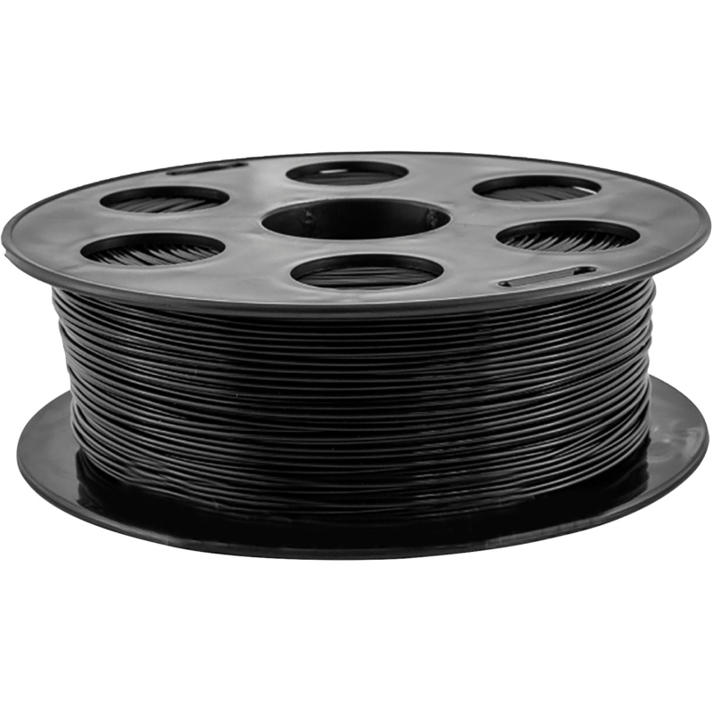 Катушка PETG пластик BestFilament, 1.75 мм, черный, 1 кг - фото 1