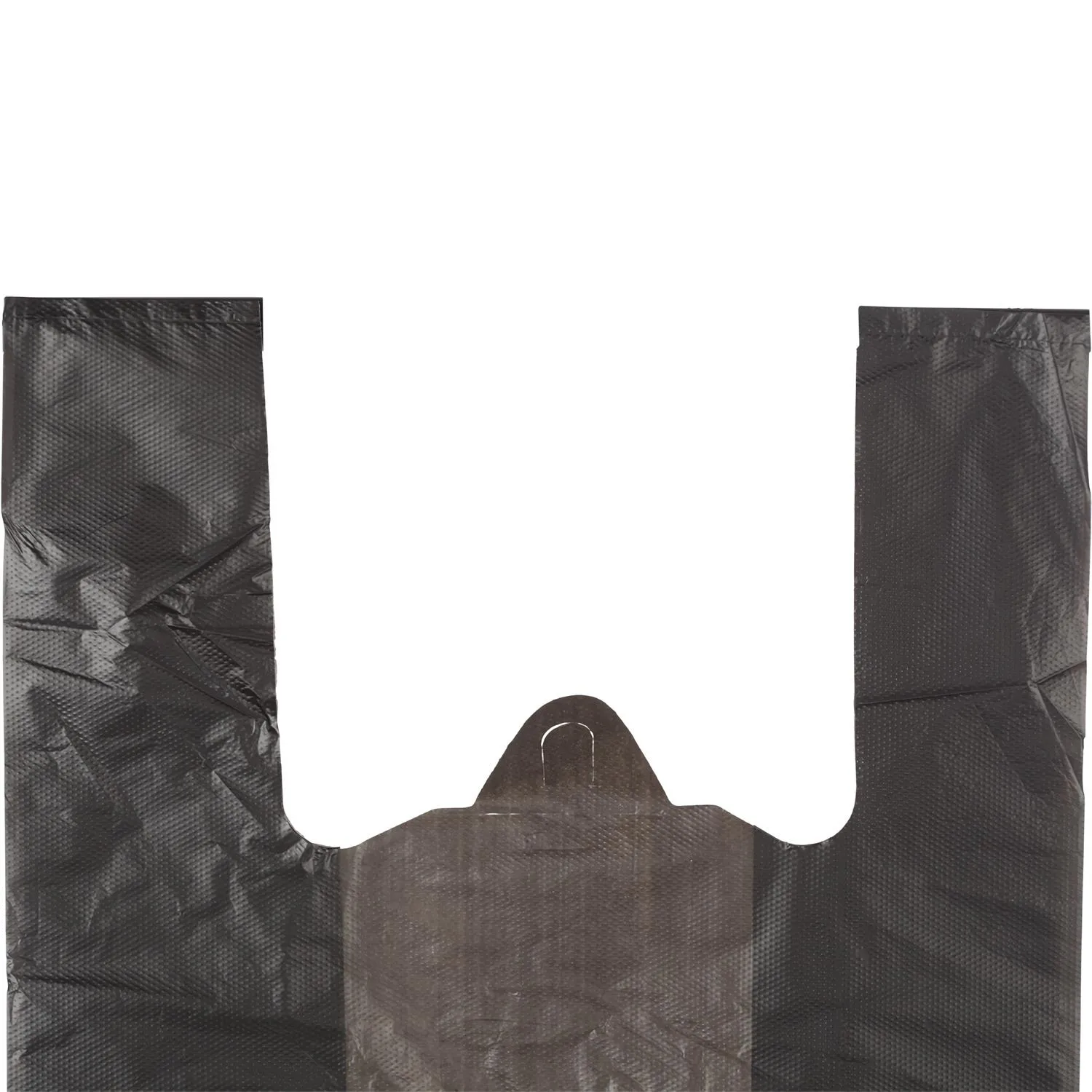 Пакет-майка усиленный ПНД, 30+18x56, черный, 28 мкм, 100 шт/уп, - фото 4