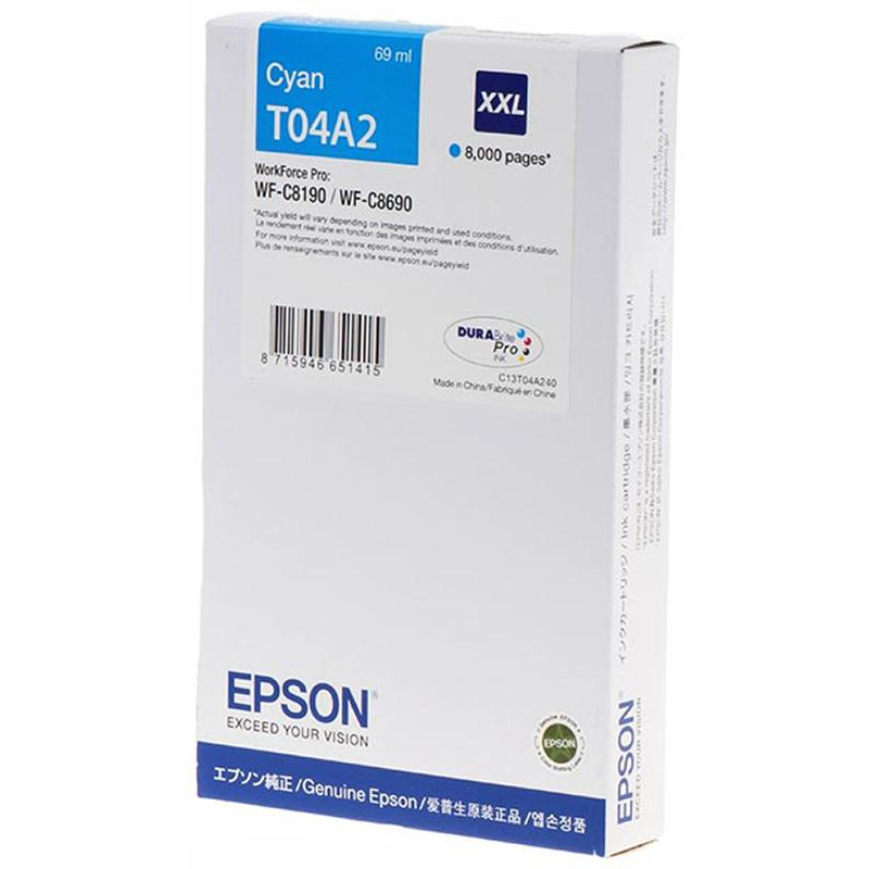 Картридж струйный Epson C13T04A240 гол. пов.емк. для WF-C8190/8690 - фото 1