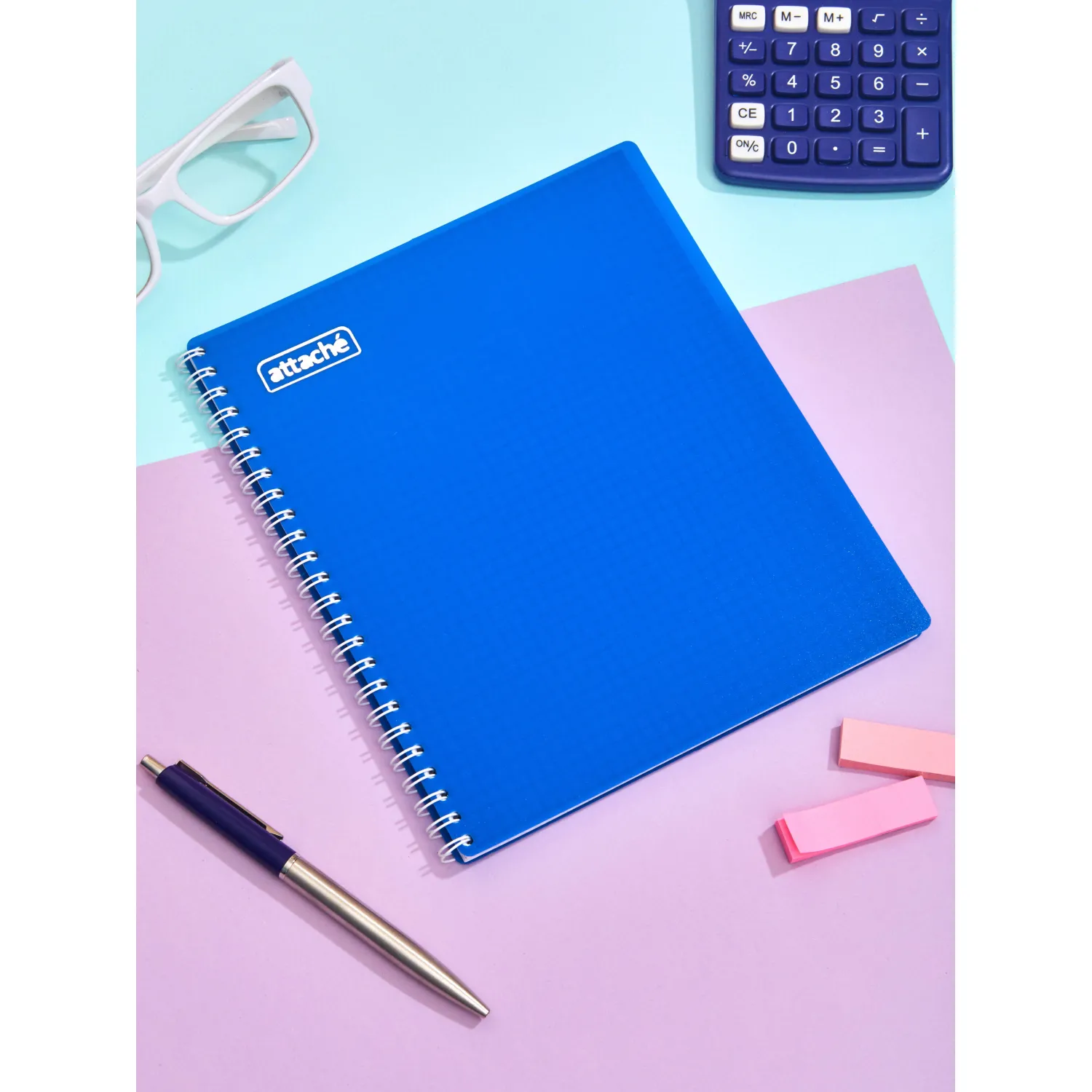 Тетрадь общая Attache 80л клетка А5,спираль, обложка Plastic - фото 8