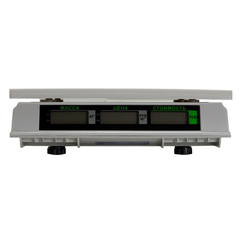Весы торговые настольные M-ER 326AC-15.2 Slim, LCD, белые_3040 - фото 2