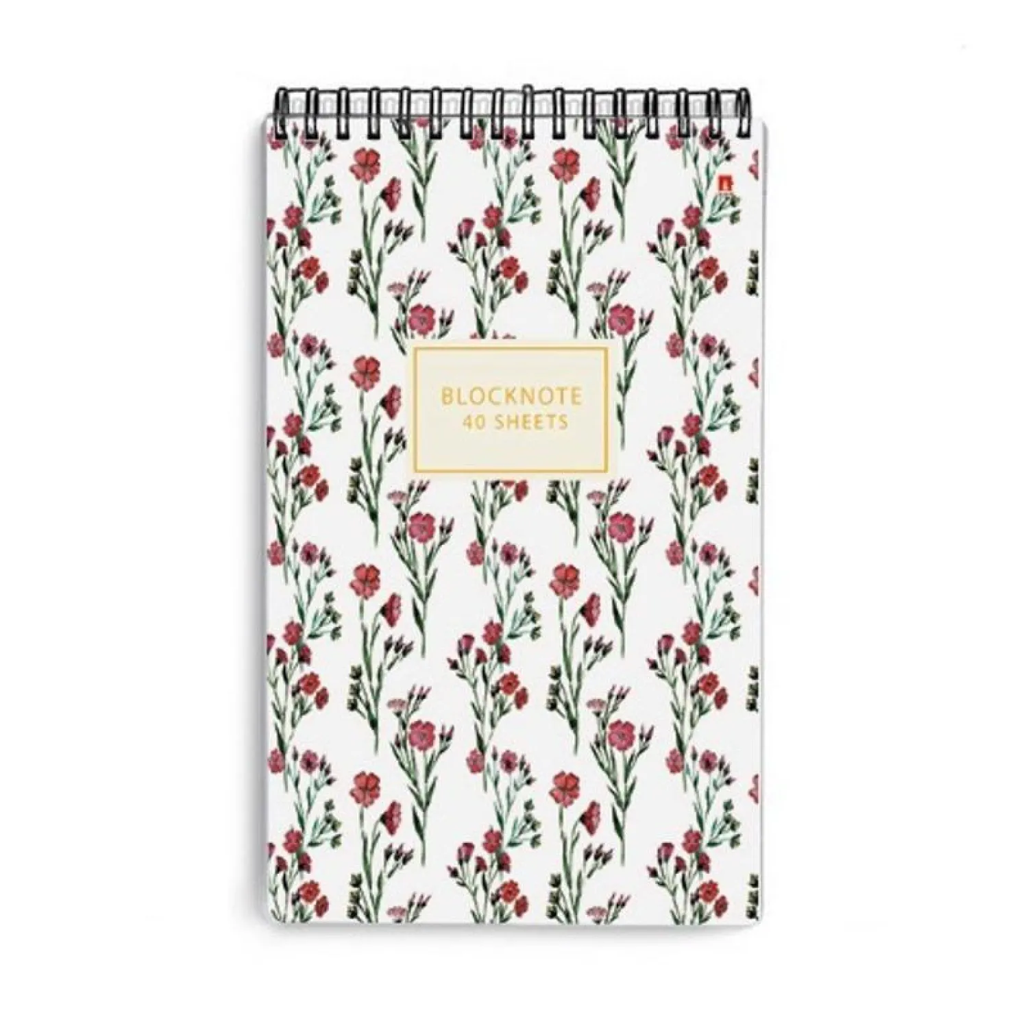 Блокнот А5,40л,клетка,гребень ЦВЕТЫ.ПАТТЕРН 3-40-251 в ассорт - фото 2