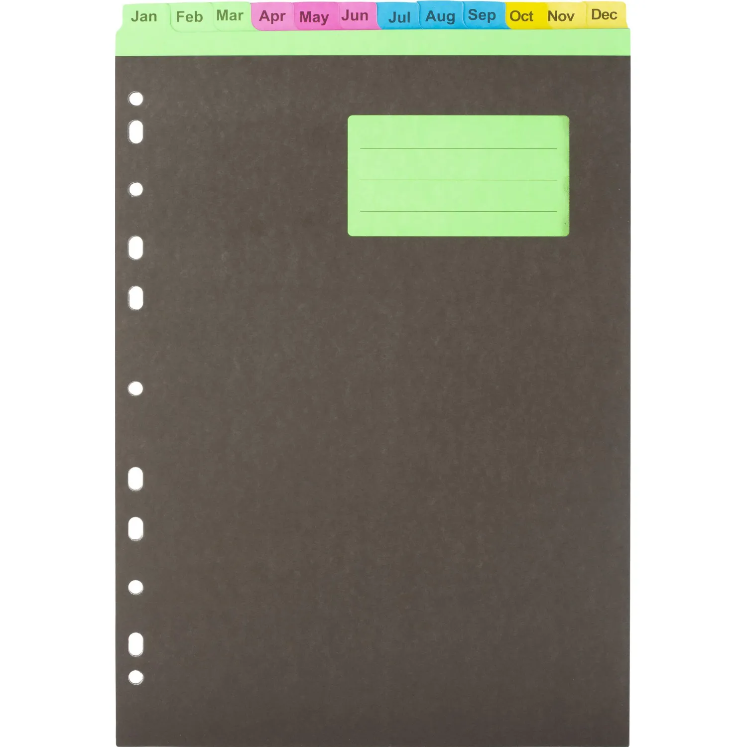 Разделитель листов с индексами Jan-Dec Attache Selection, А4, картон Разделитель листов с индексами Jan-Dec Attache Selection, А4, картон - фото 2