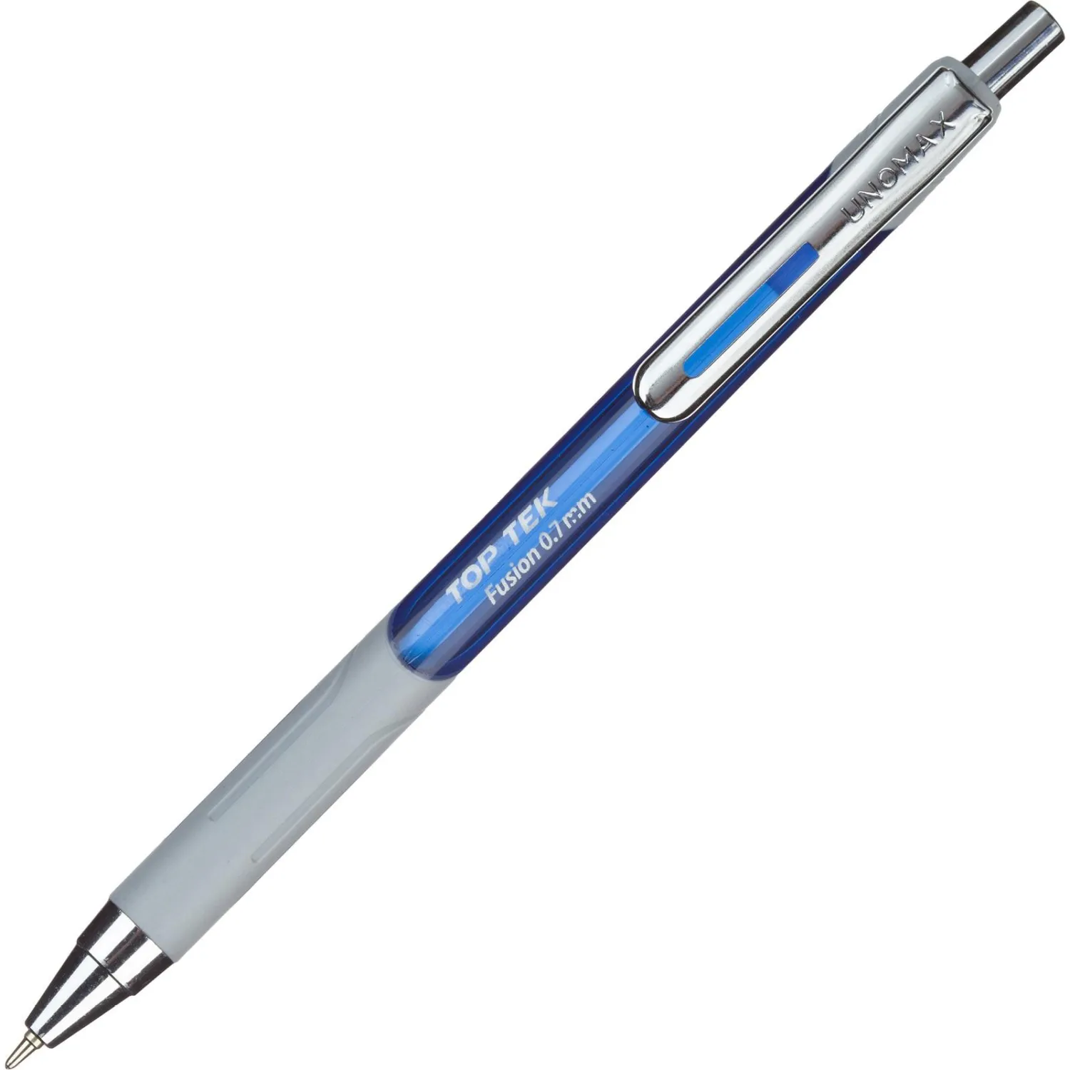 Ручка шариковая автомат. Unomax/Unimax TOP TEK FUSION,масл,син, асс - фото 2