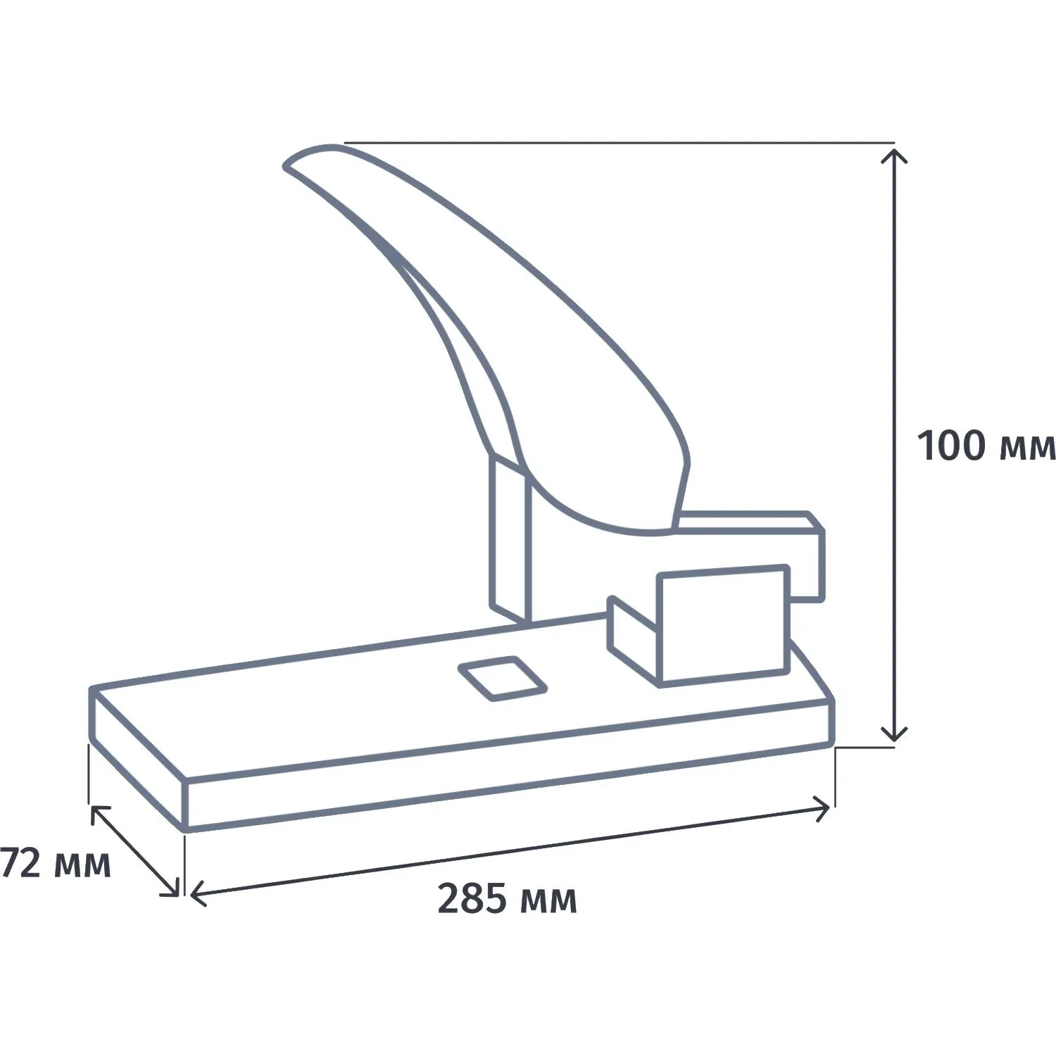 Степлер мощный Attache 23/6-23/13, до 100 листов, металл, черный - фото 7