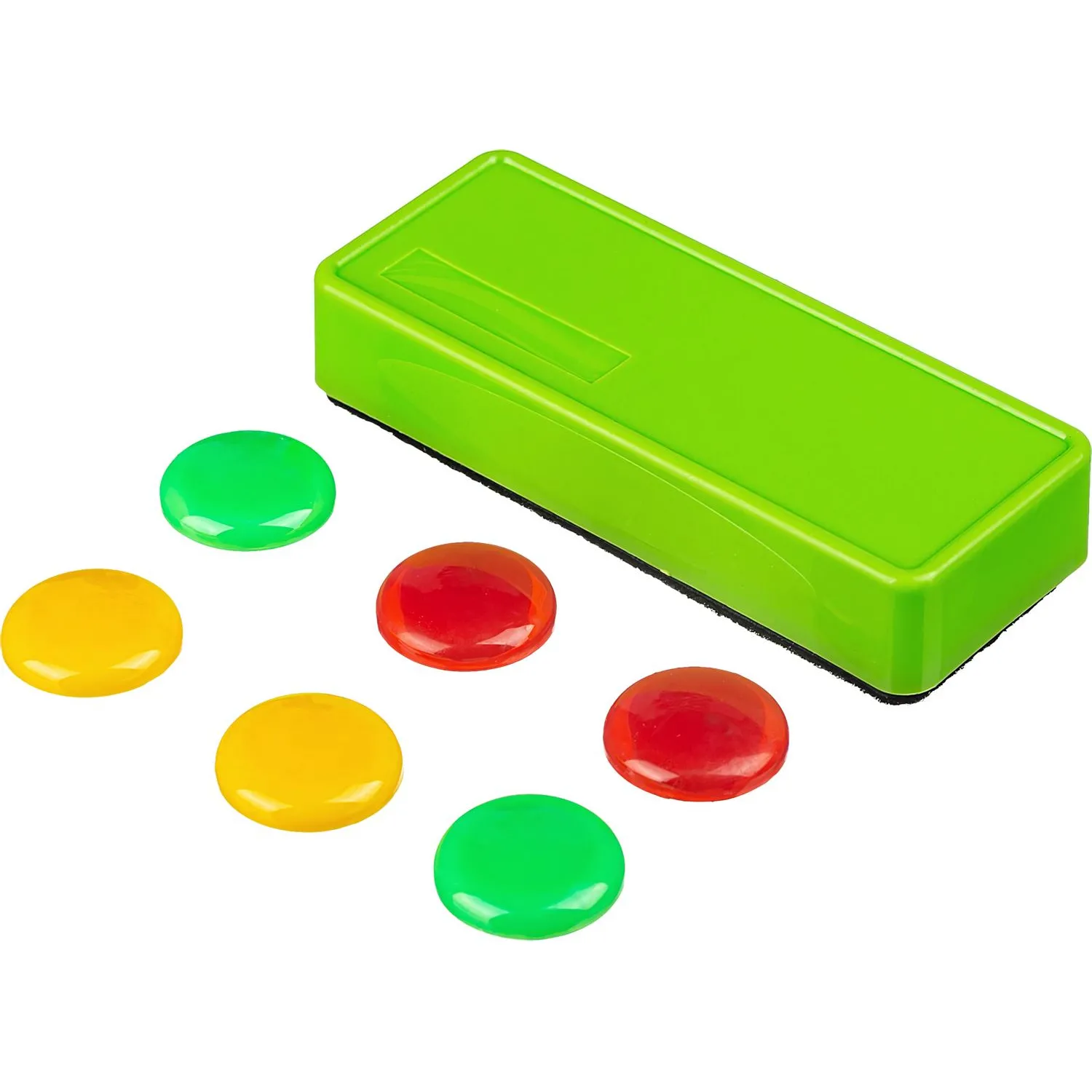 Набор принадл. для магн.-маркерных досок Attache (губка и магниты) - фото 2