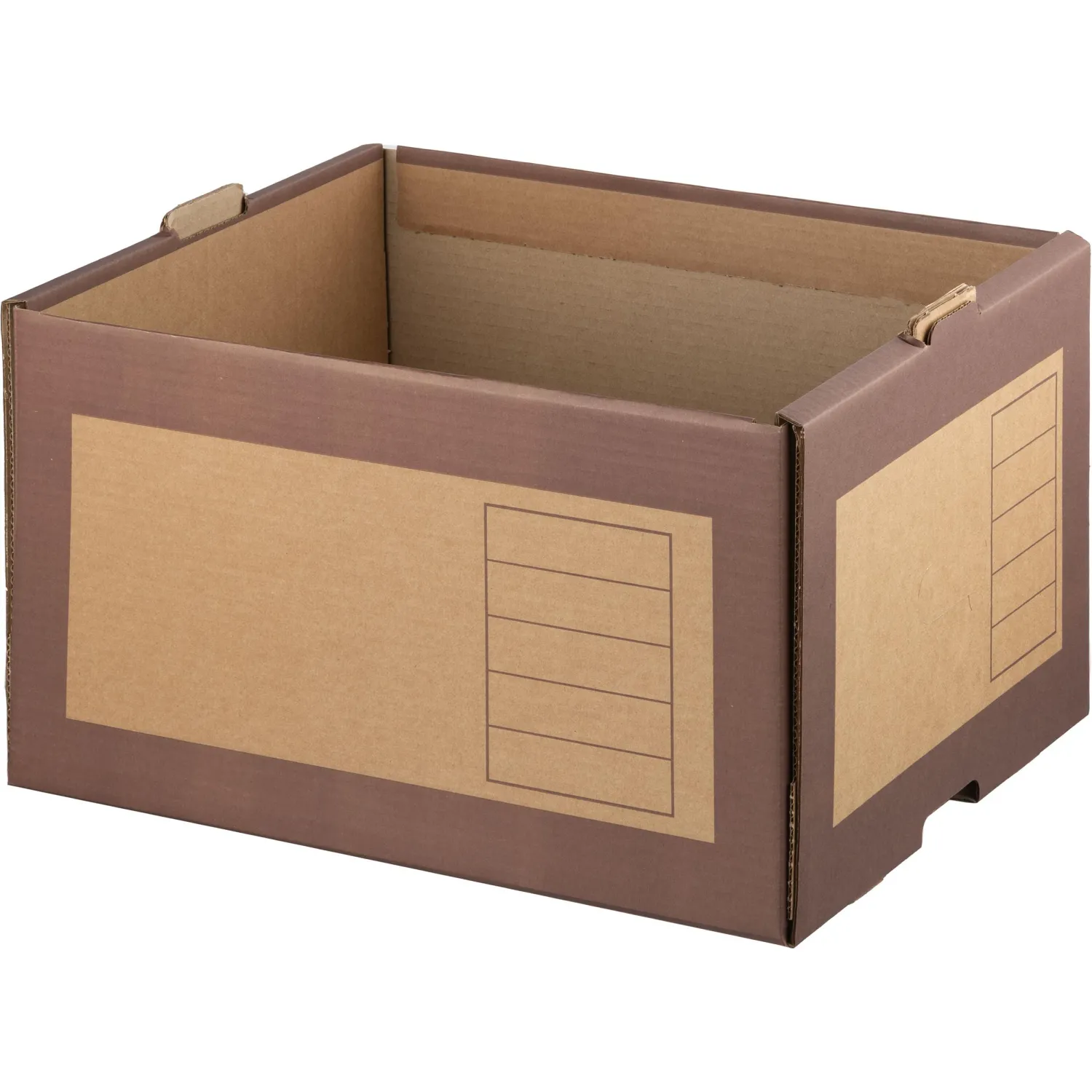 Короб архивный Attache на 5 папок 75мм, надстраив.,крышка Короб архивный Attache на 5 папок 75мм, надстраив.,крышка - фото 3