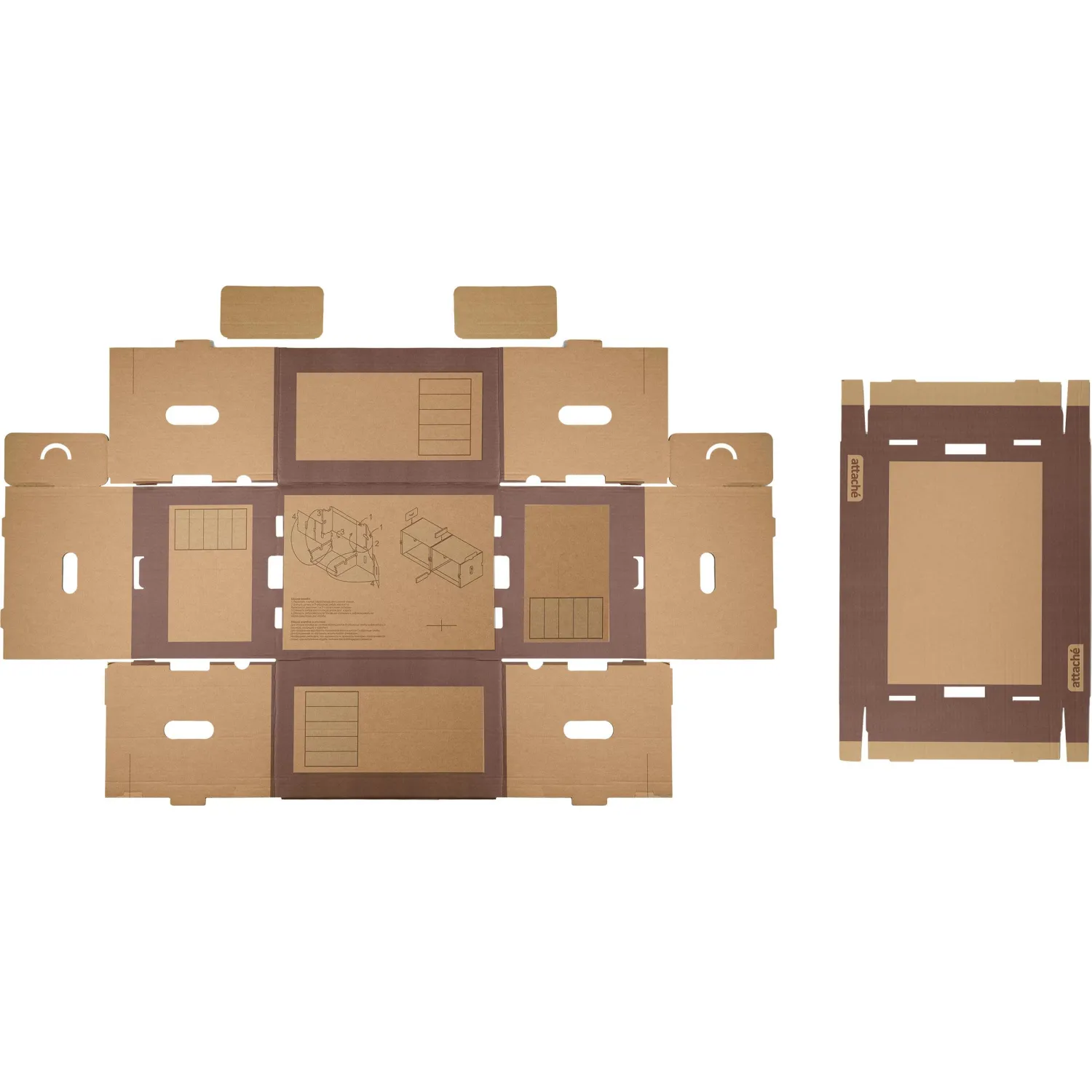 Короб архивный Attache на 5 папок 75мм, надстраив.,крышка Короб архивный Attache на 5 папок 75мм, надстраив.,крышка - фото 6