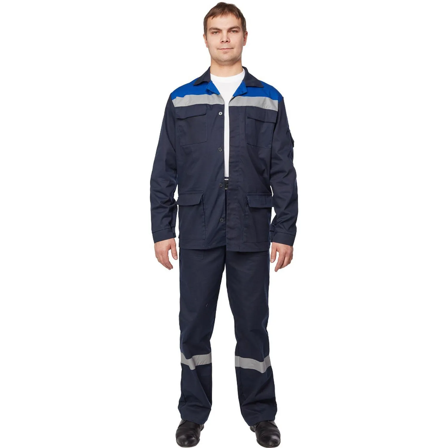 Костюм летний муж л05-КБР син/вас (р.52-54) 182-188 (Арсенал-СП) - фото 5