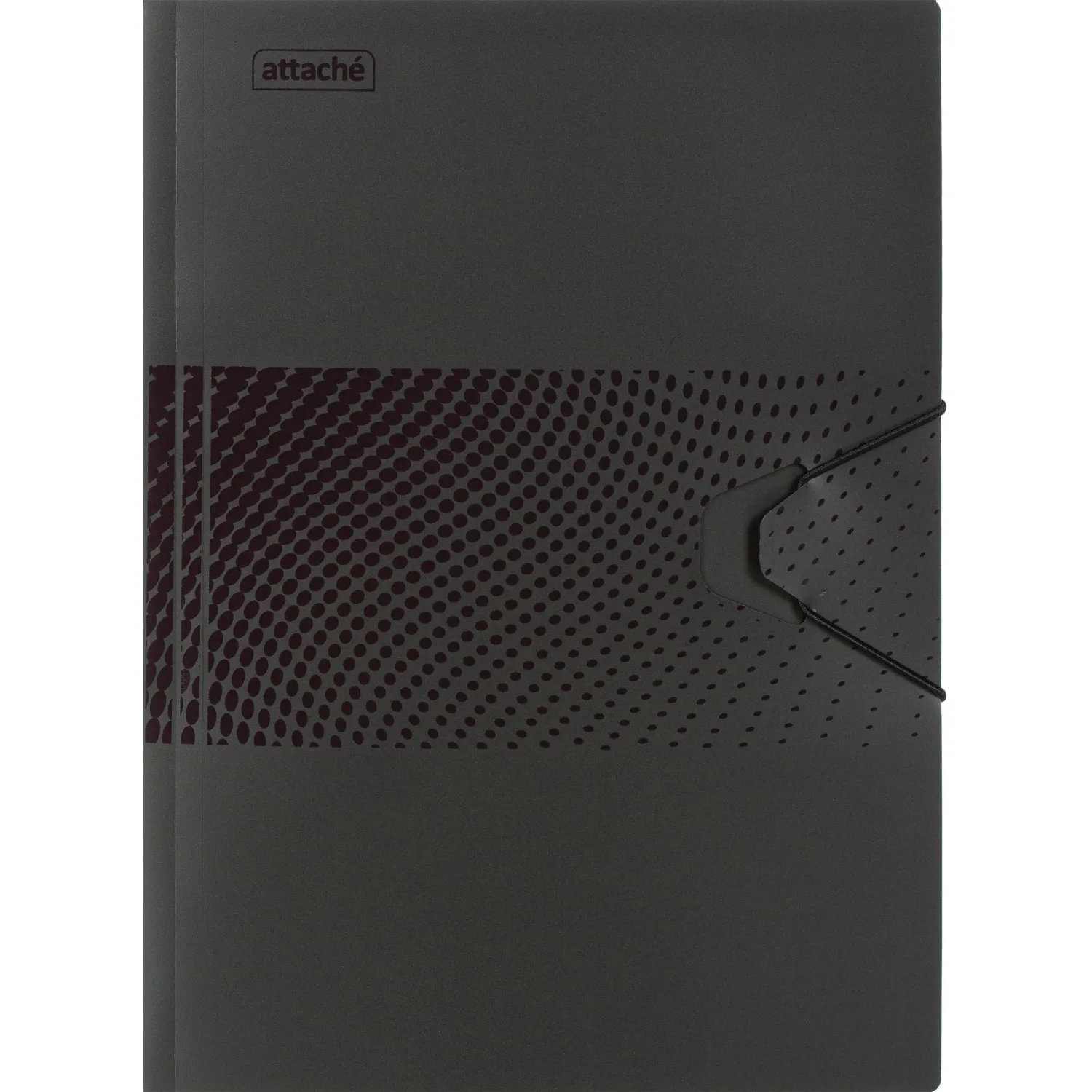 Папка на резинках Attache Digital,черный Папка на резинках Attache Digital,черный - фото 1