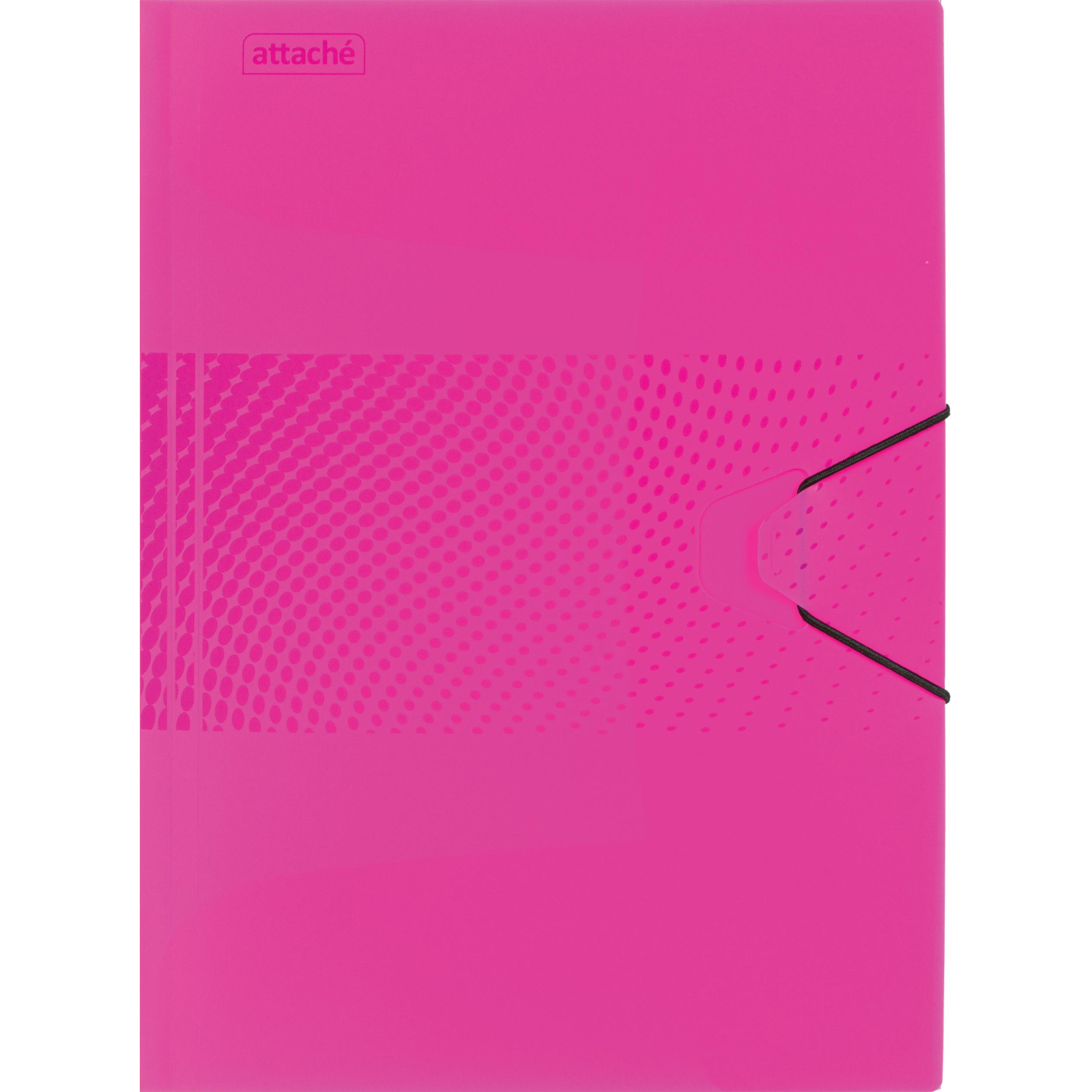 Папка на резинках Attache Digital,розовый Папка на резинках Attache Digital,розовый - фото 1