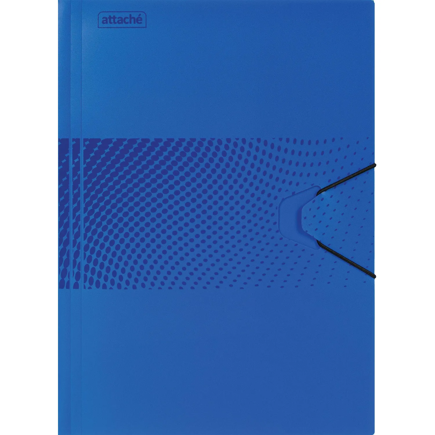 Папка на резинках Attache  Digital, синий Папка на резинках Attache  Digital, синий - фото 1