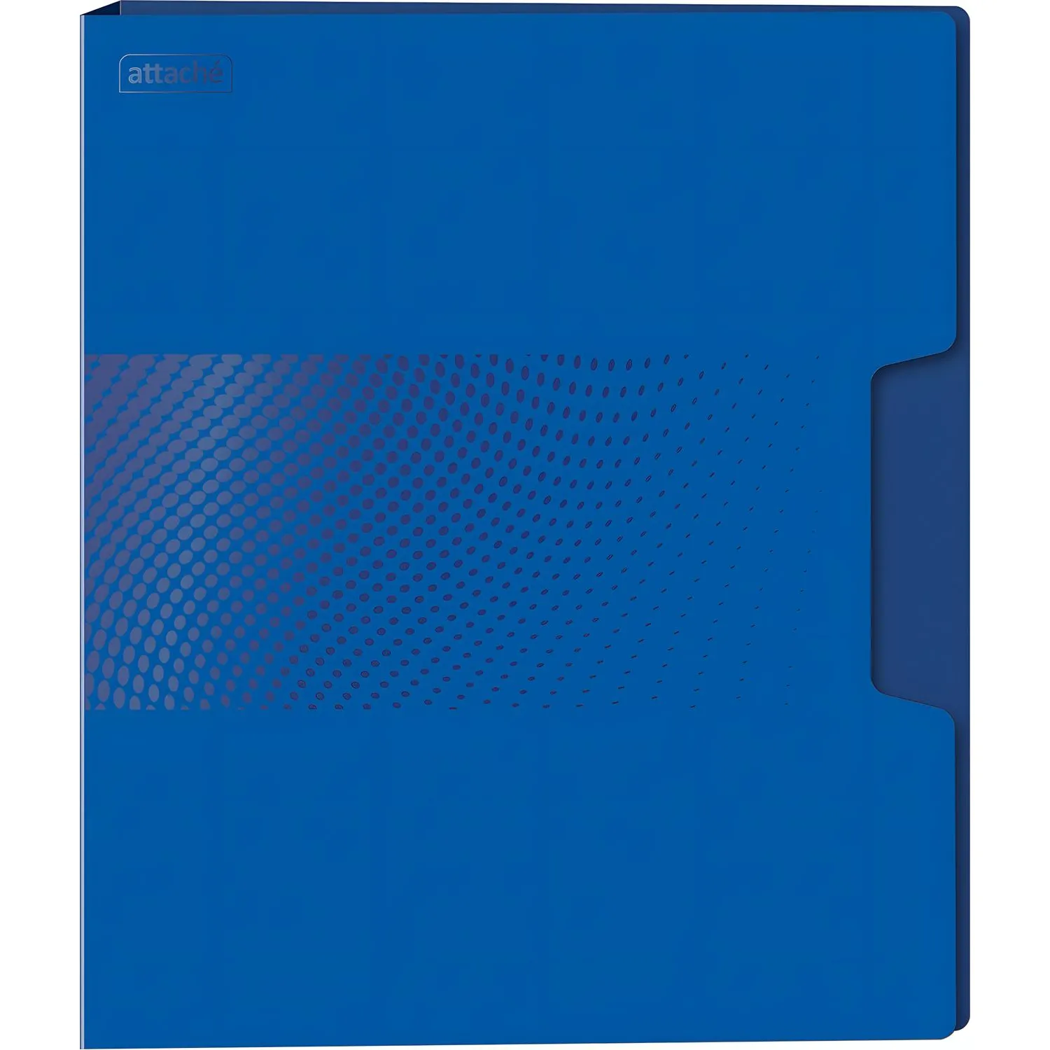 Скоросшиватель пластиковый с пруж.мех. Attache  Digital, синий - фото 2