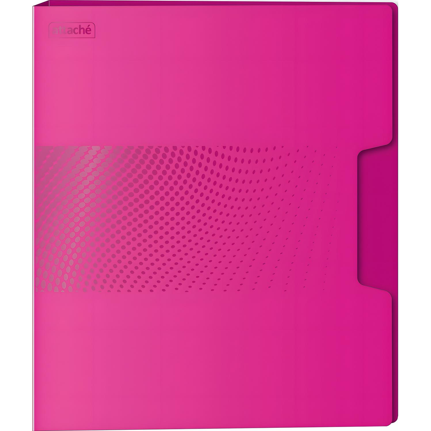 Скоросшиватель пластиковый с пруж.мех. Attache Digital,розовый - фото 2