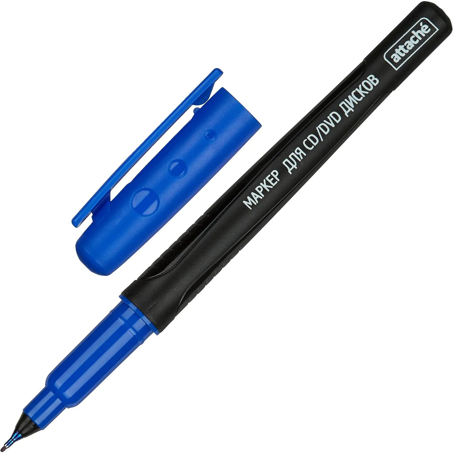 Маркер для CD ATTACHE синий 0,5 мм - фото 1