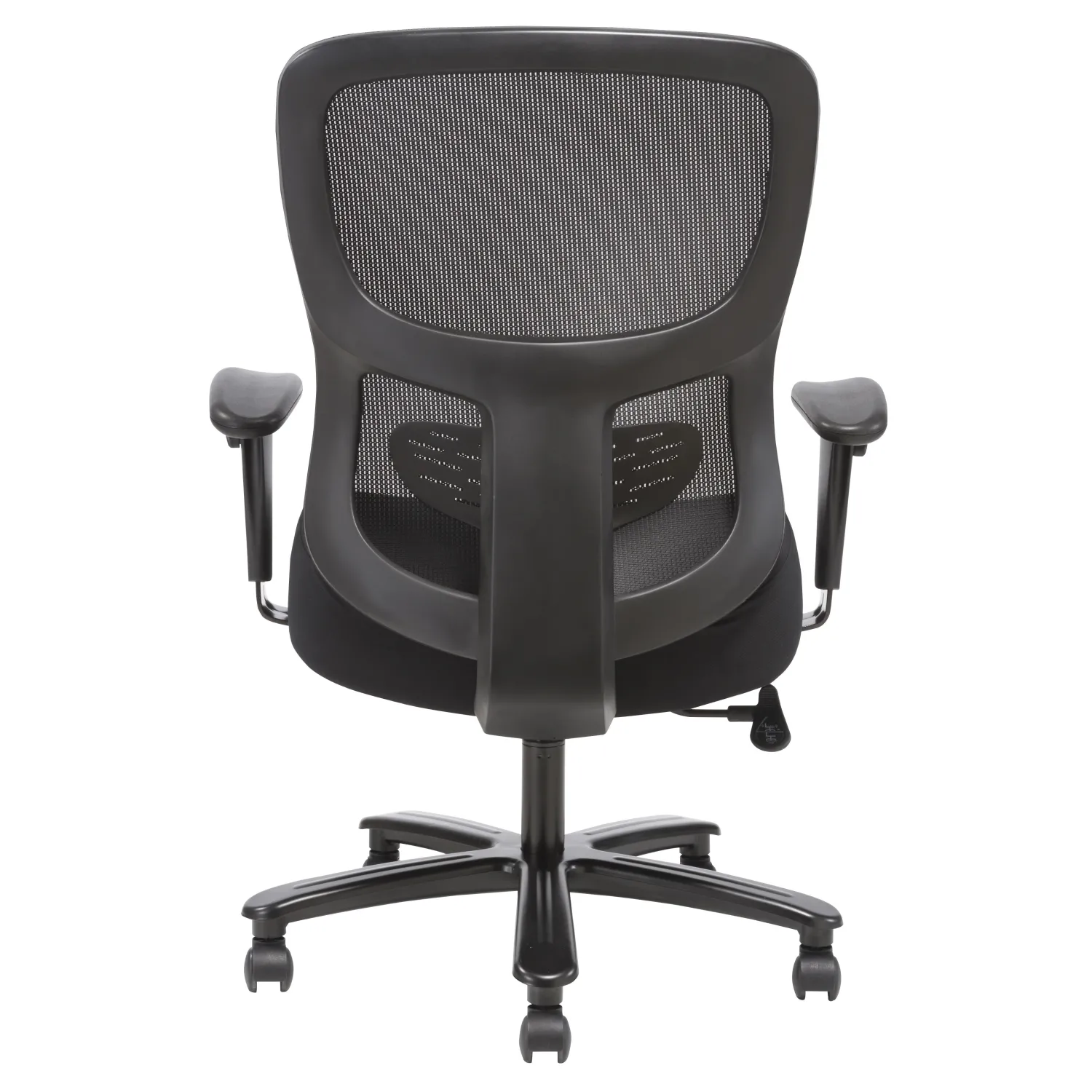 Кресло BN_U_EChair-582 TС сетка/ткань черный, металл черный - фото 4