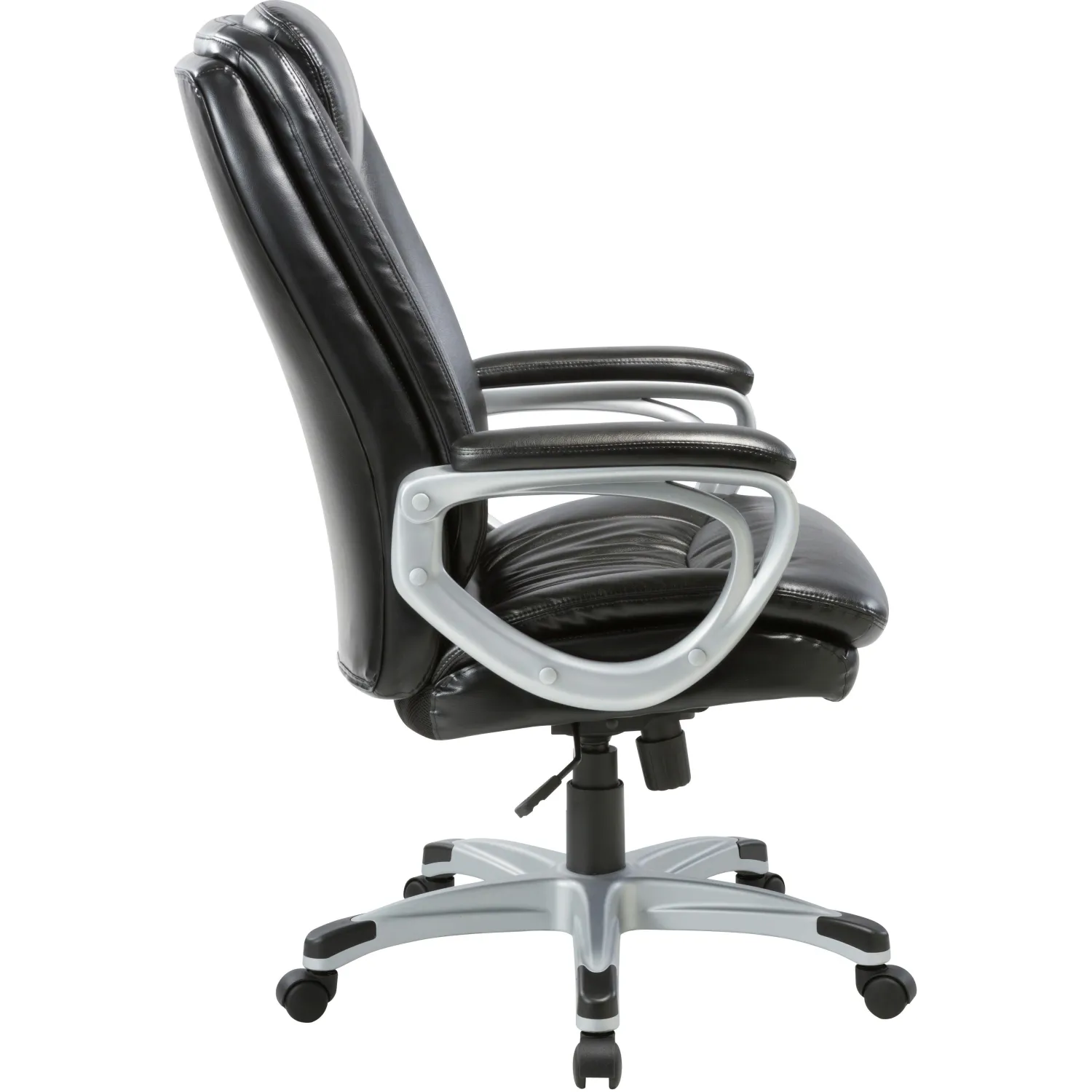 Кресло BN_U_EChair-583 TPU (TR) экокожа черный, пластик серый - фото 2