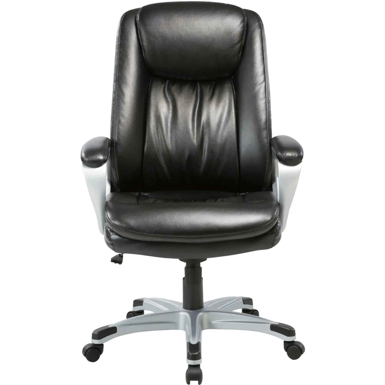 Кресло BN_U_EChair-583 TPU (TR) экокожа черный, пластик серый - фото 3