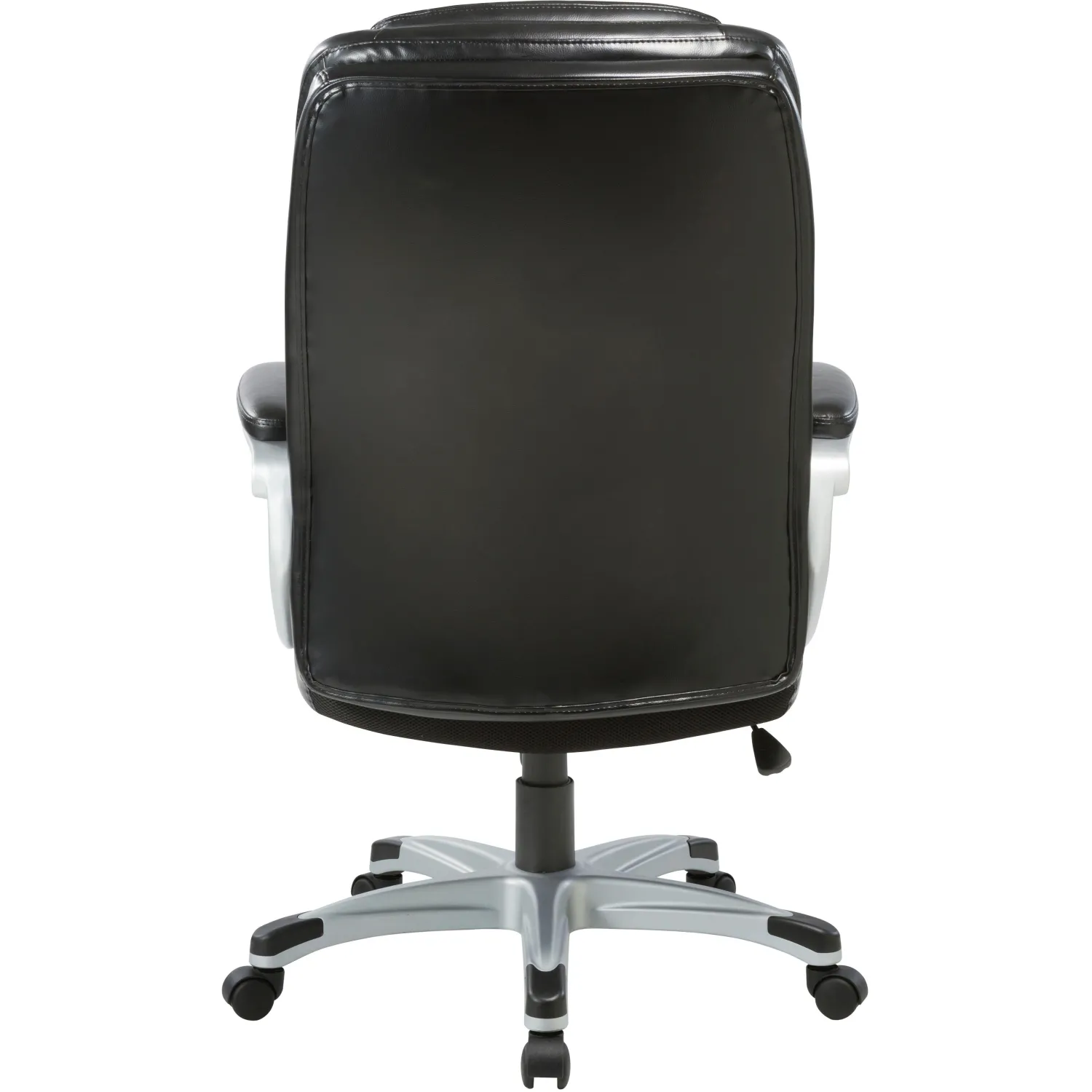 Кресло BN_U_EChair-583 TPU (TR) экокожа черный, пластик серый - фото 4