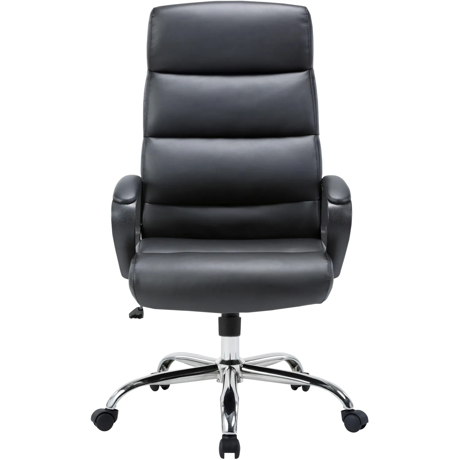 Кресло BN_U_EChair-679 TR рецикл.кожа черный, хром - фото 3