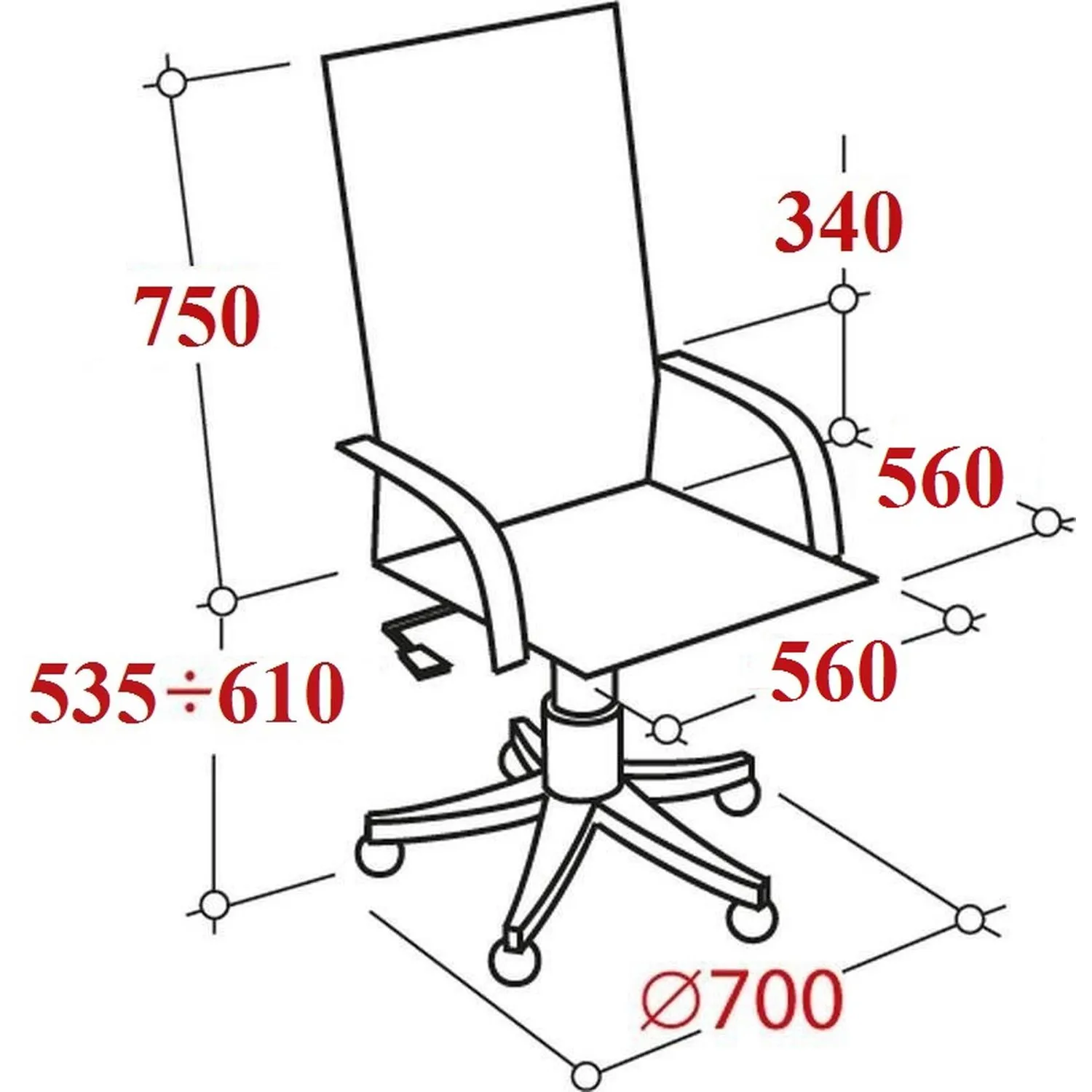 Кресло BN_Dp_EChair-585 TR рецикл.кожа черный, хром - фото 5