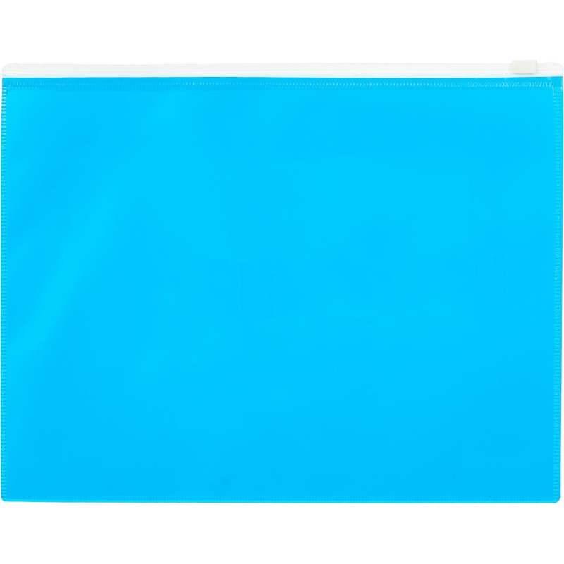 Папка-конверт на молнии А5 Attache Color , голубой - фото 4