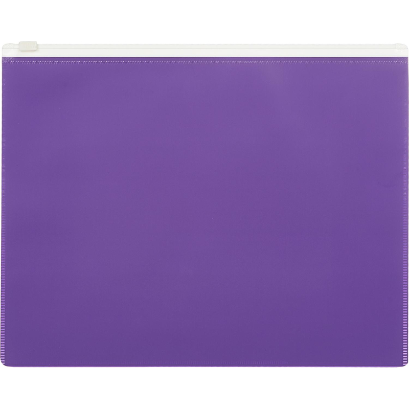 Папка-конверт на молнии А5 Attache Color , фиолетов - фото 3