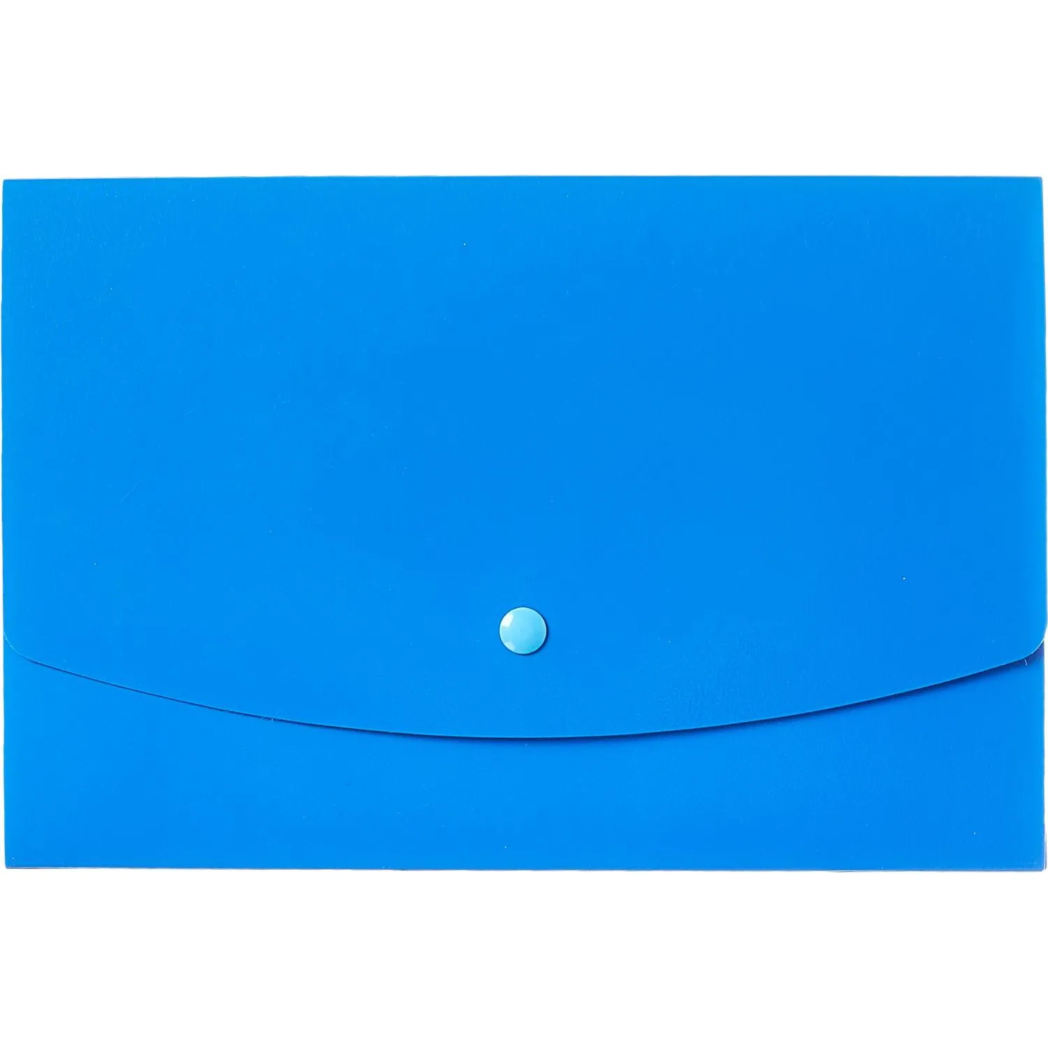 Папка-конверт на кнопке Attache  А5 на кнопке, синяя - фото 2