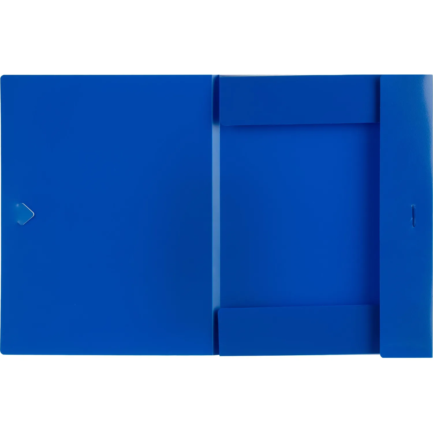 Папка на резинках короб Attache  А4 на клапане, синяя - фото 2