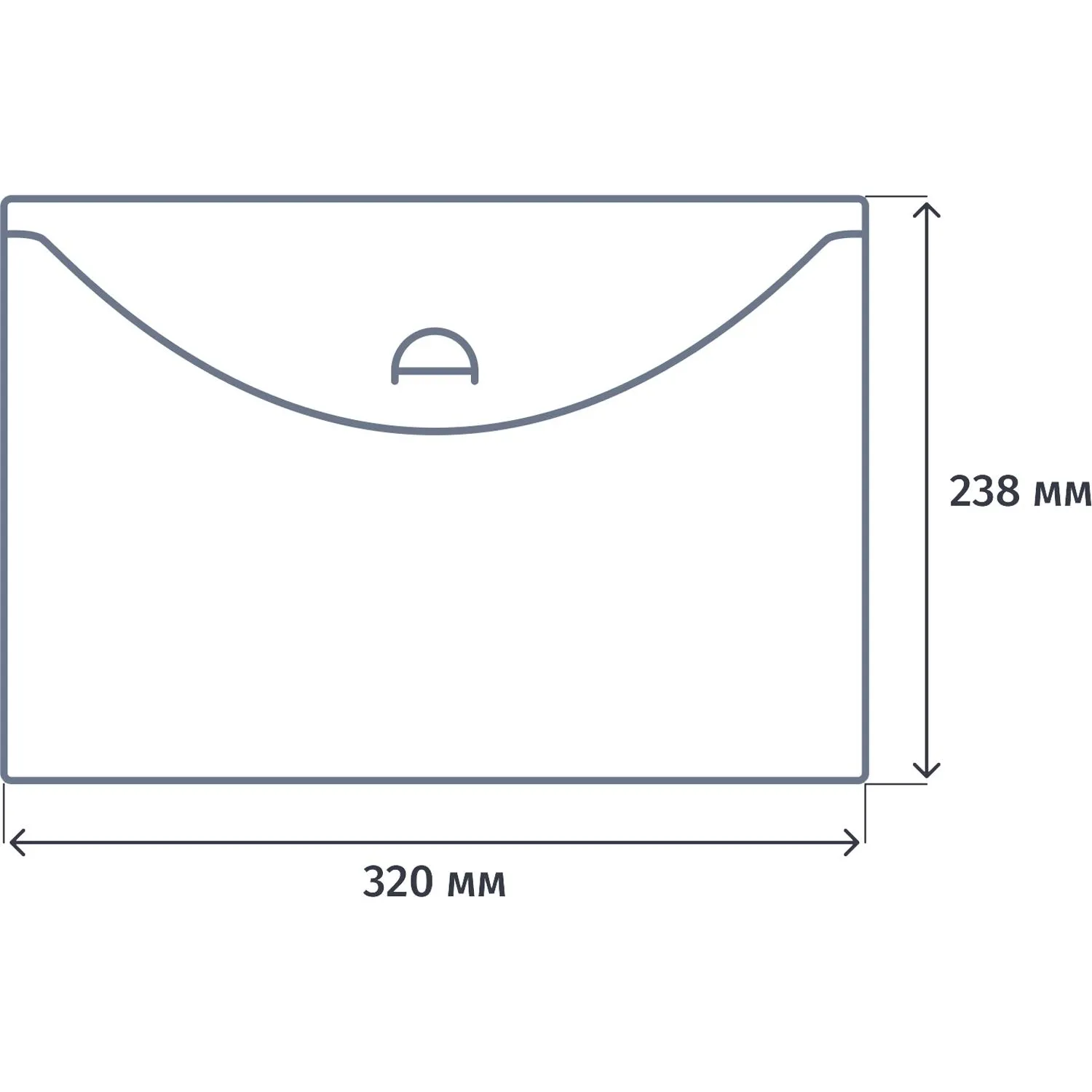 Папка на резинках короб Attache  А4 на клапане, синяя - фото 5