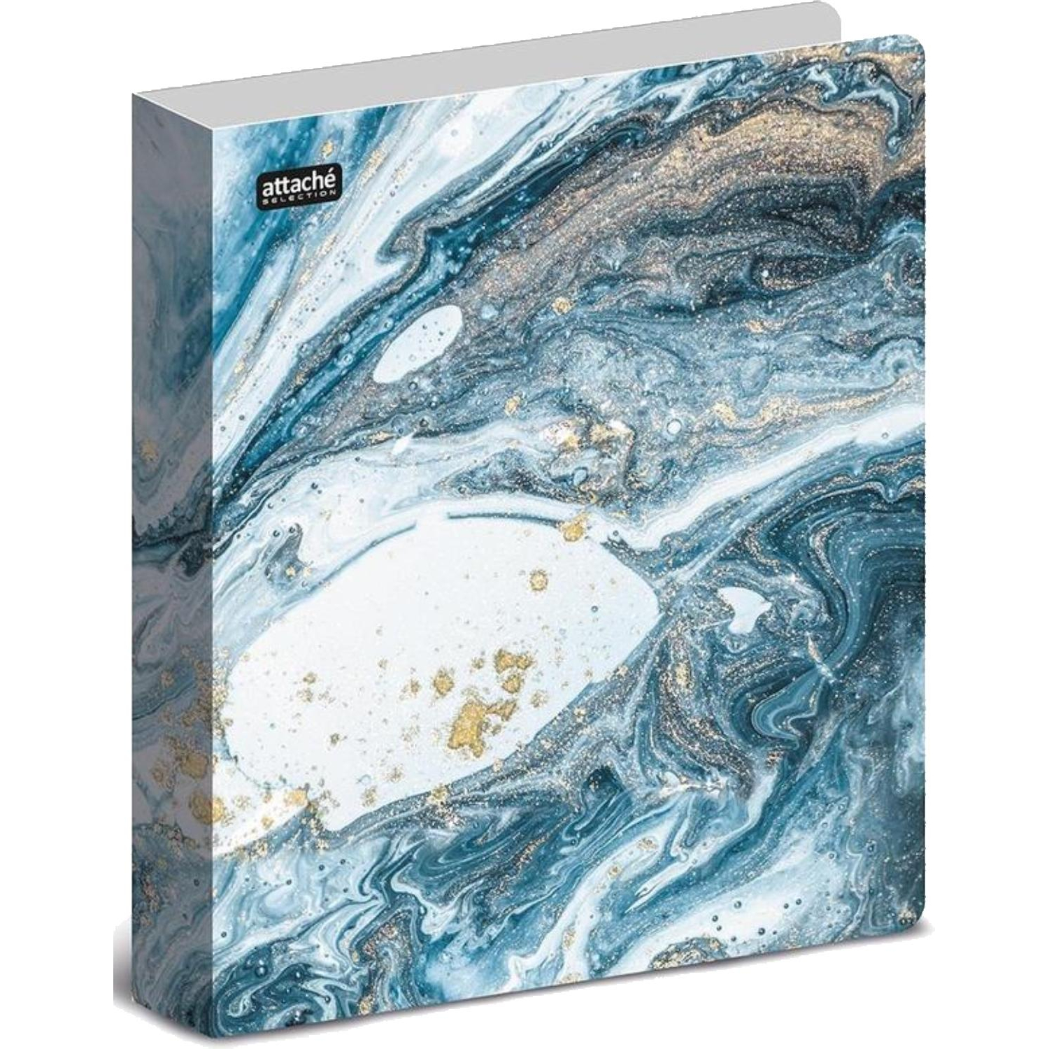 Папка на 2-х кольцах Attache Selection, Fluid, серо- голубая Папка на 2-х кольцах Attache Selection, Fluid, серо- голубая - фото 2