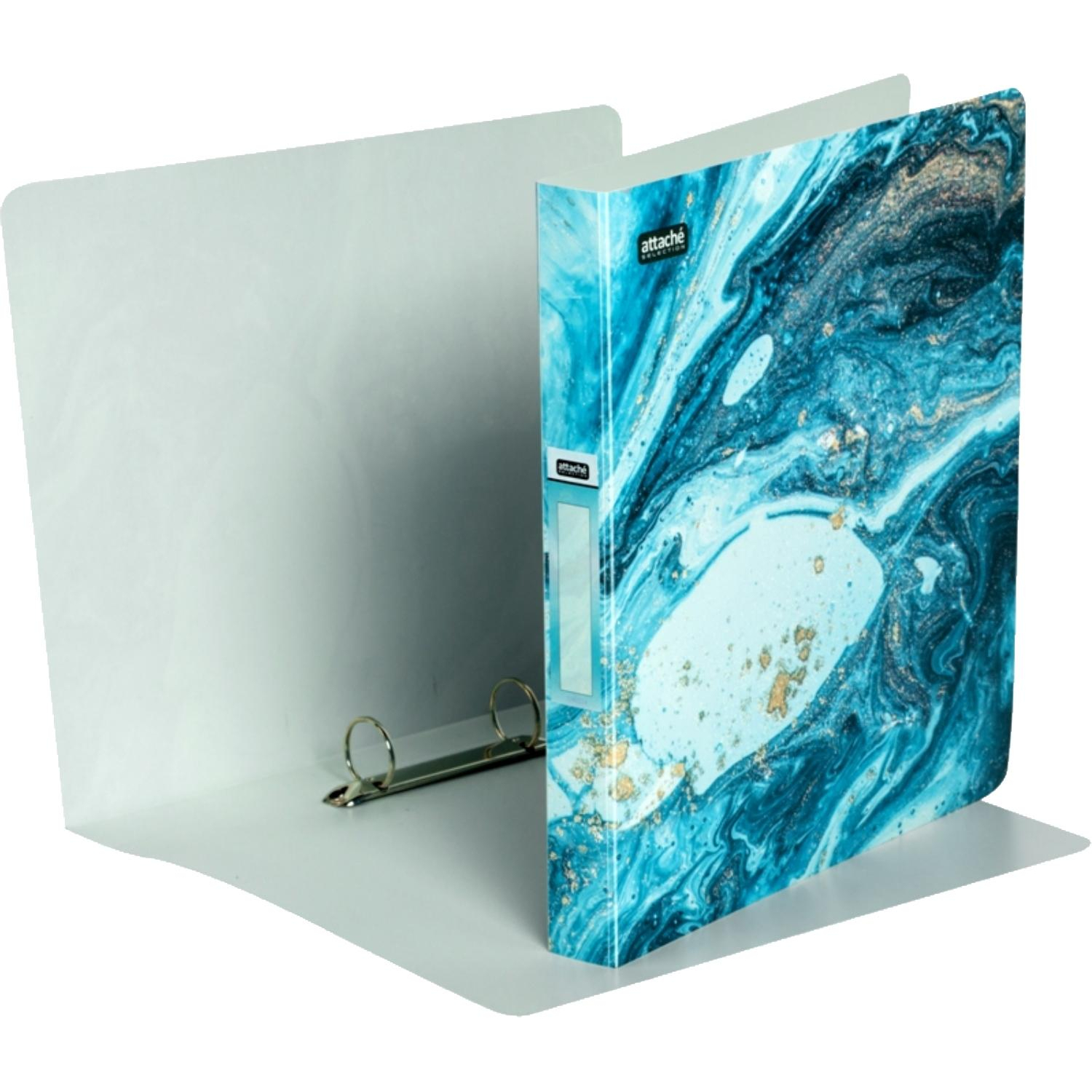 Папка на 2-х кольцах Attache Selection, Fluid, серо- голубая Папка на 2-х кольцах Attache Selection, Fluid, серо- голубая - фото 7