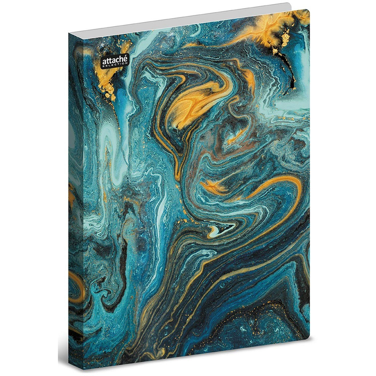 Скоросшиватель пластиковый с пруж.мех.Attache Selection, Fluid, бирюзовая - фото 2