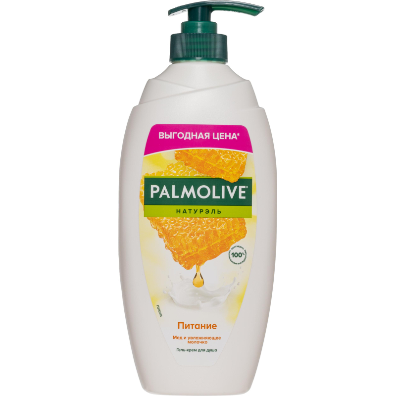 Гель для душа Palmolive Натурэль Мед и увлажняющее молочко, 750 мл - фото 1