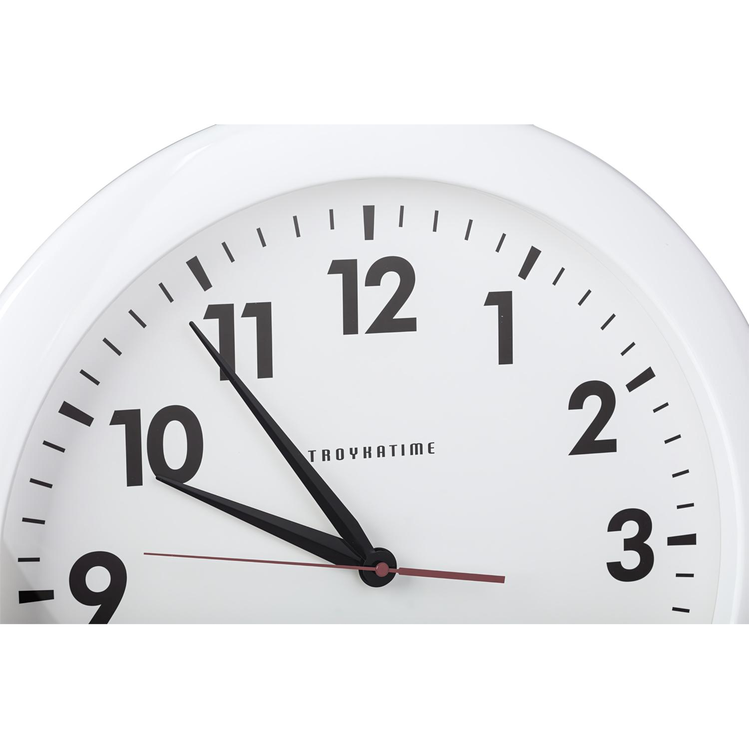 Часы настенные Troyka, модель 06, диаметр 500 мм, пластик 61610611 - фото 3