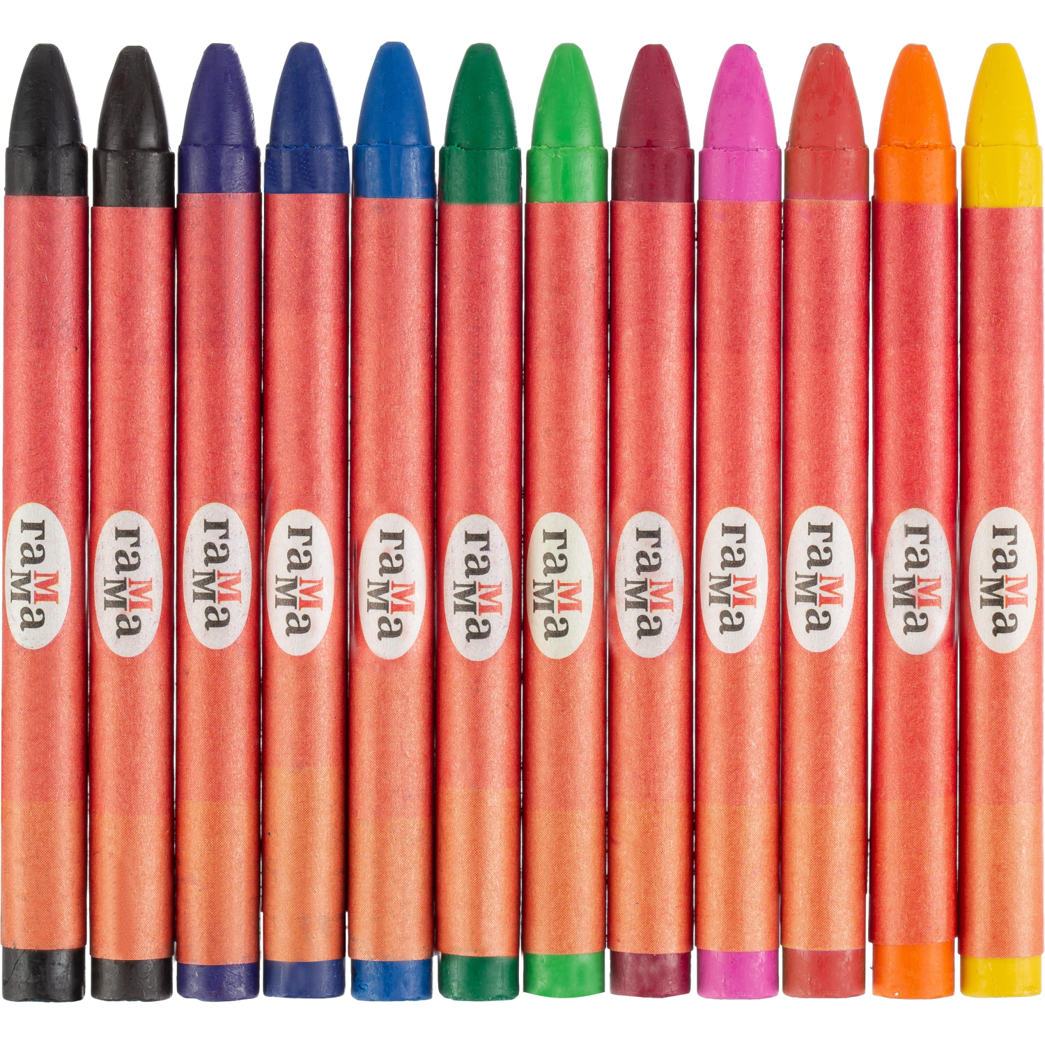 Мелки восковые Гамма Мультики круглые, 8x90 мм, 12 цветов,2131018_01_29 - фото 2