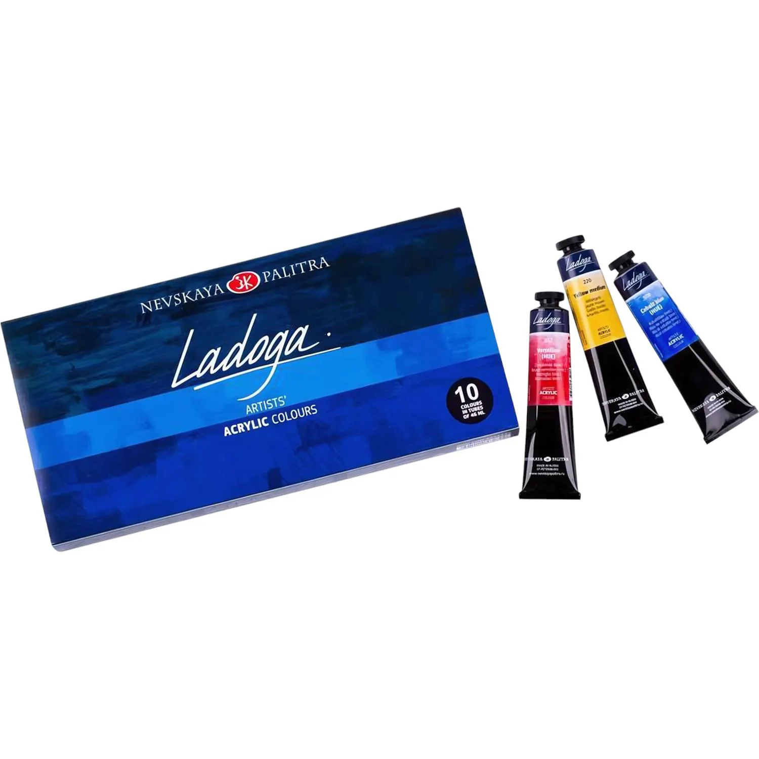 Краски акриловые Ладога  10 шт х46мл,2241142 - фото 3