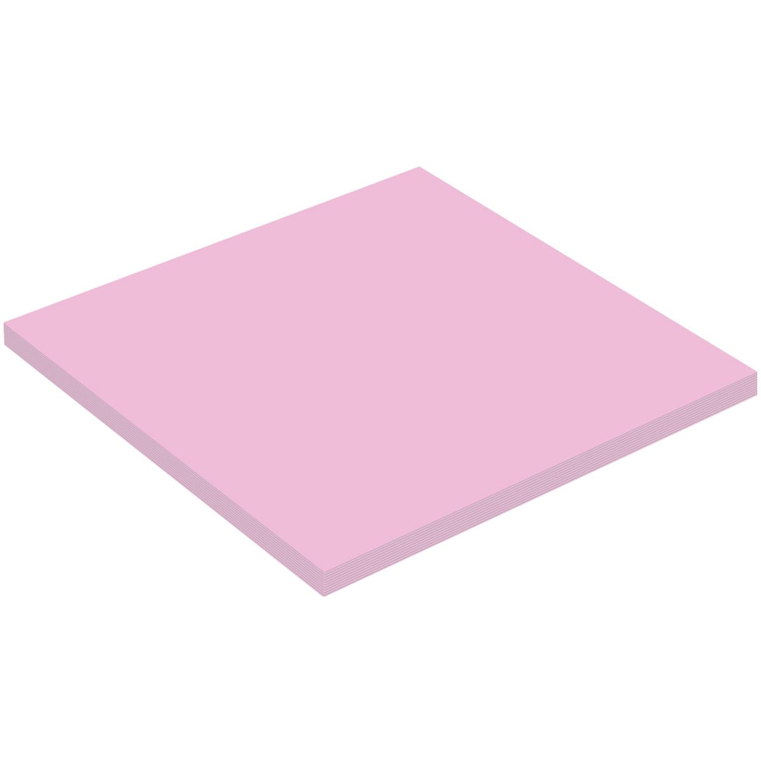 Стикеры ATTACHE с клеев.краем 76х76 розовый 50л - фото 2