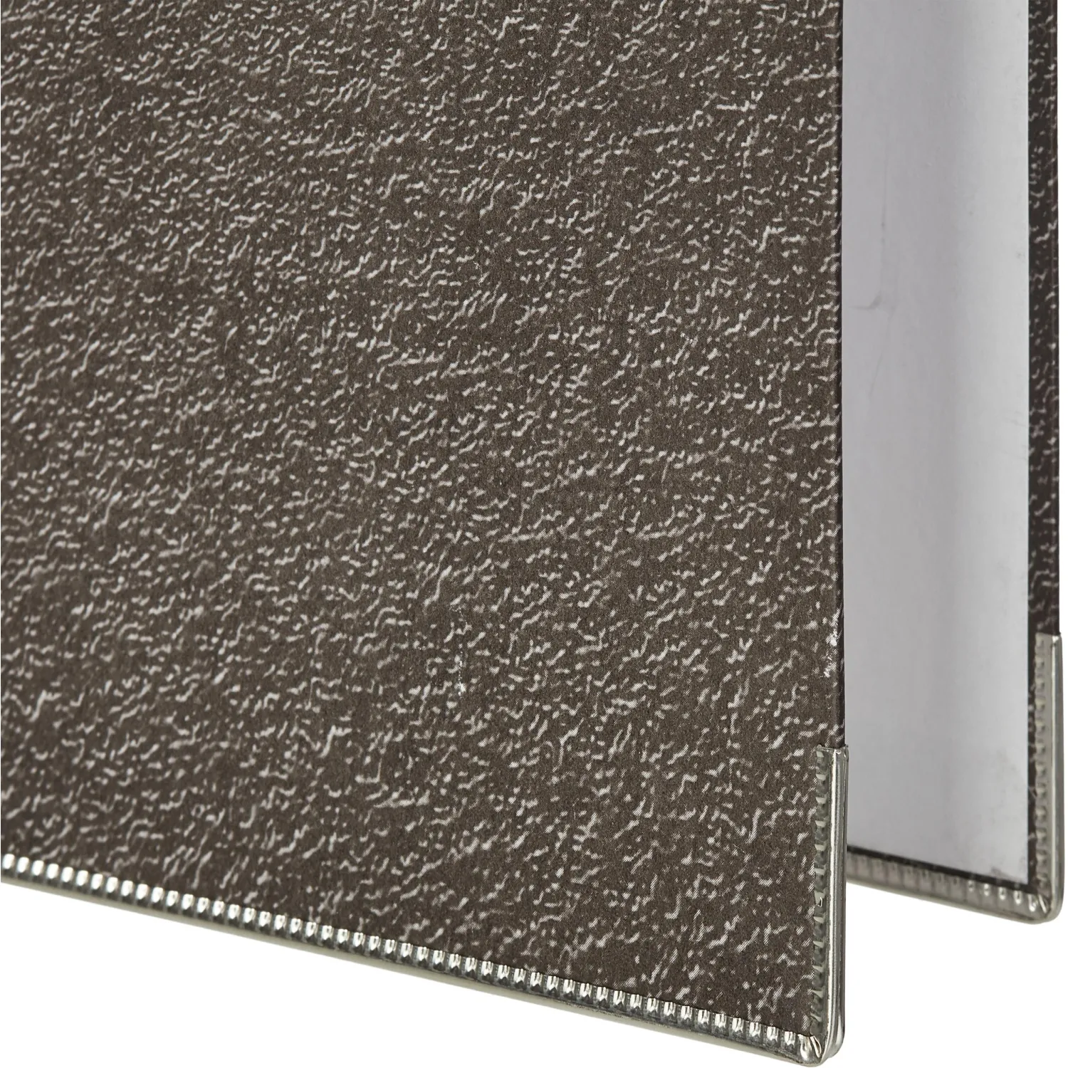 Папка-регистратор 75 мм Attacheмрамор,мет.уг.,черный кореш,карм.кор,бум/бум - фото 3