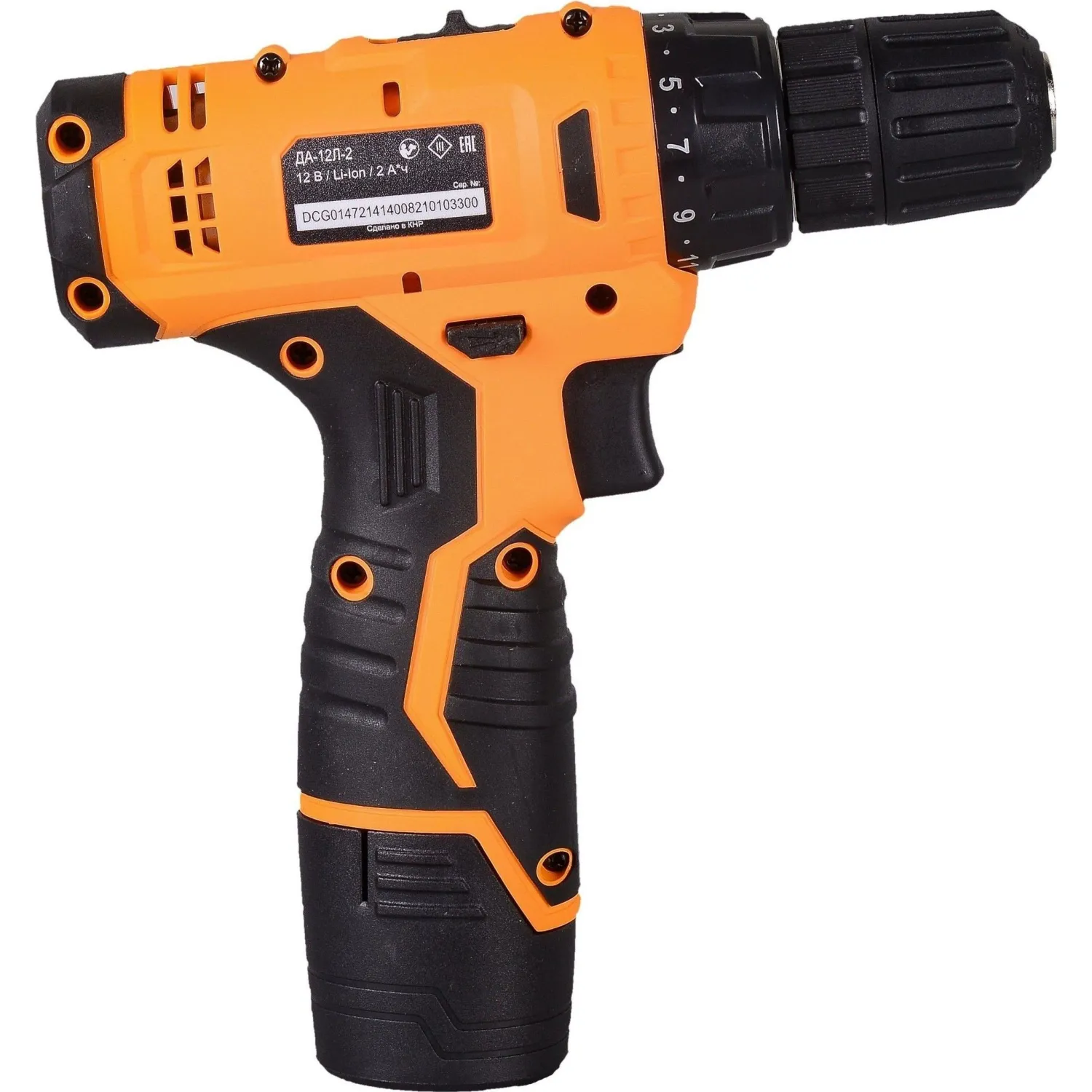 Дрель-шуруповерт аккумуляторная Вихрь ДА-12Л-2 (72/14/14) - фото 2