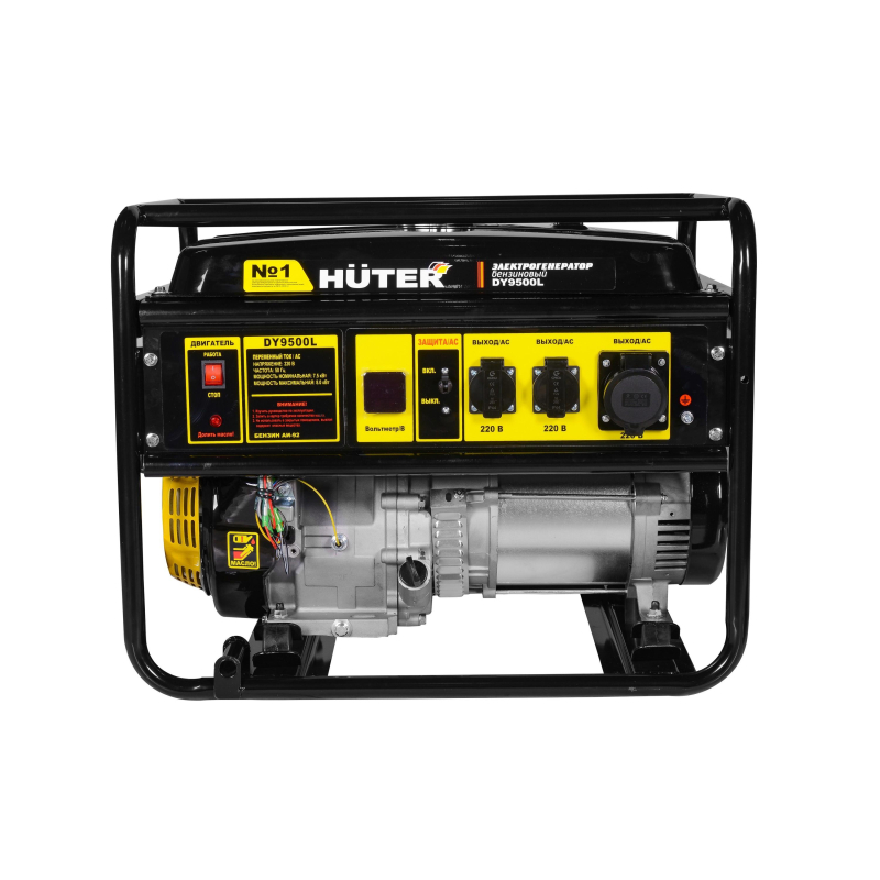 Генератор бензиновый HUTER DY9500L, 7.5кВт (64/1/39) - фото 2