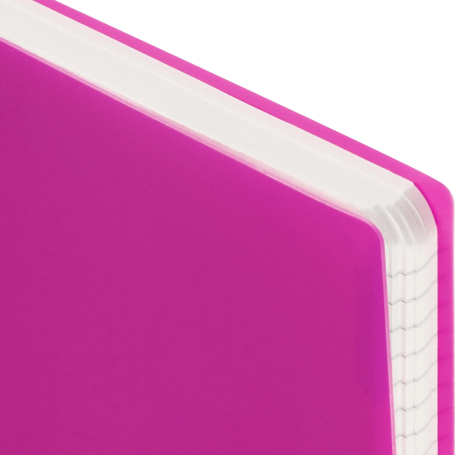 Бизнес-тетрадь А4,140л,кл,спир,пласт.обл,2разд Attache DIGITAL розов 876746 - фото 3