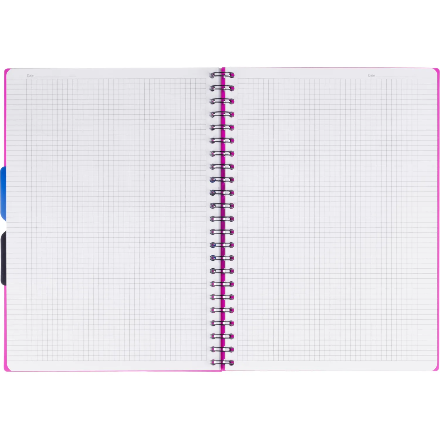 Бизнес-тетрадь А4,140л,кл,спир,пласт.обл,2разд Attache DIGITAL розов 876746 - фото 6