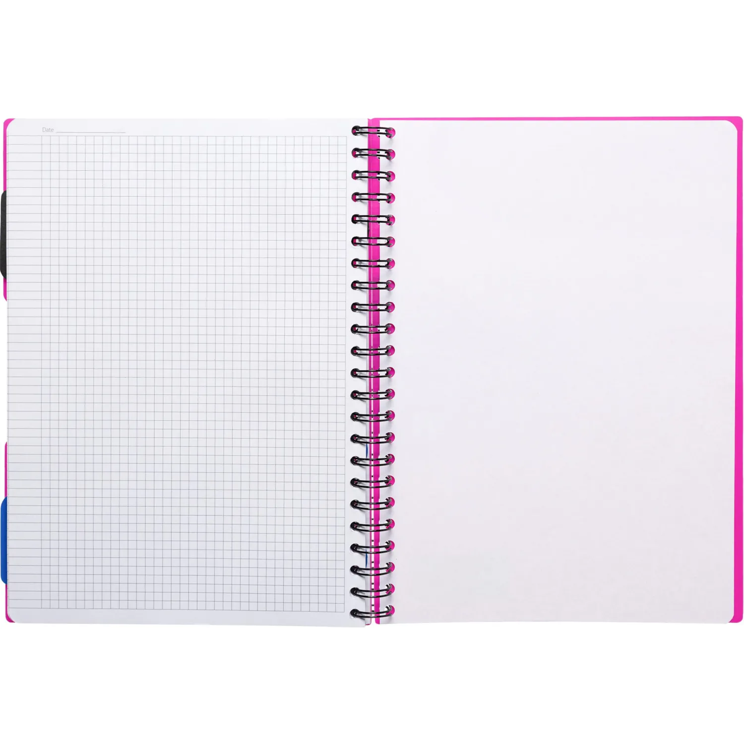 Бизнес-тетрадь А4,140л,кл,спир,пласт.обл,2разд Attache DIGITAL розов 876746 - фото 8