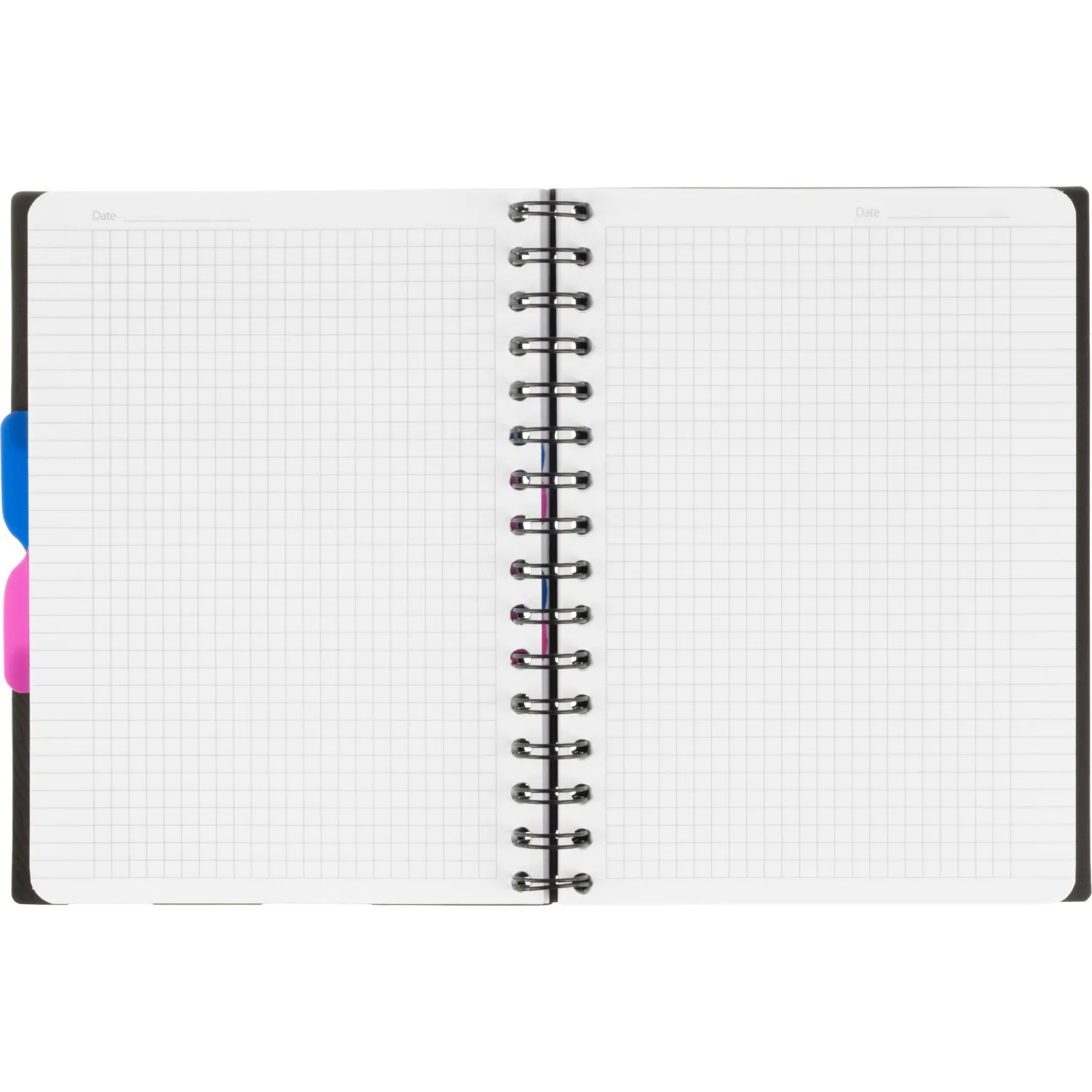 Бизнес-тетрадь А5,140л,кл,спир,пласт.обл,2разд Attache DIGITAL черн 876748 - фото 6